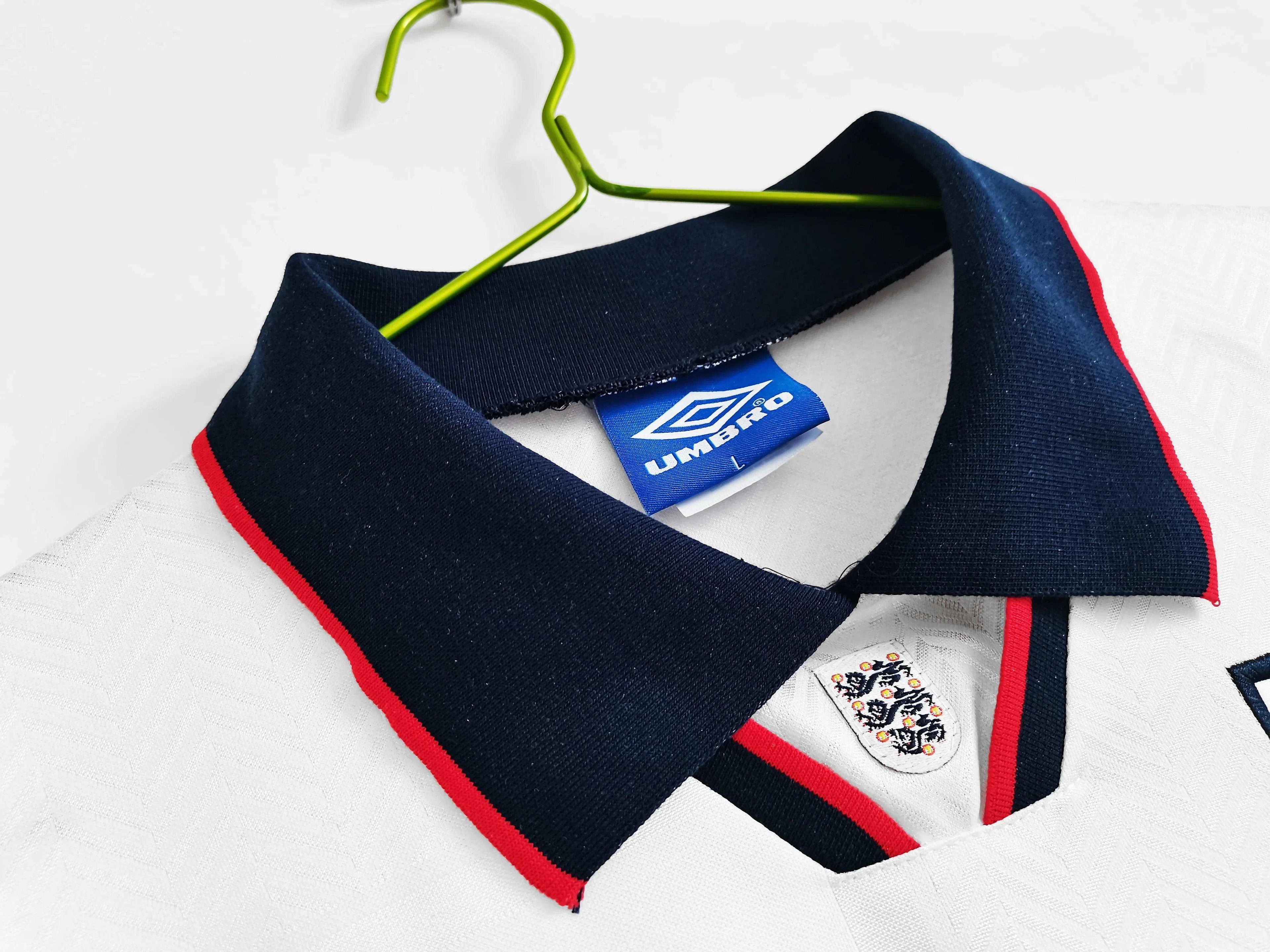 Maillot Angleterre 1994/1995 Rétro Officiel Édition Vintage - JERSEY 