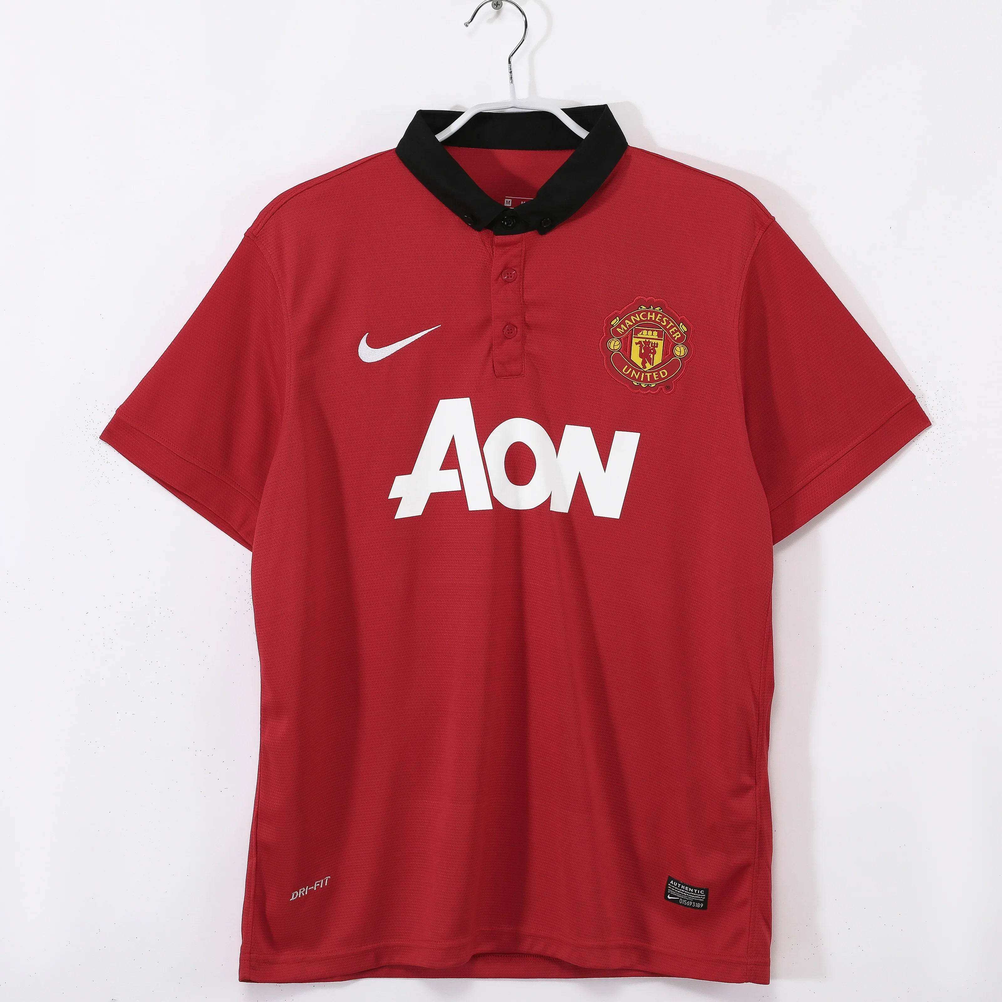 Maillot Manchester United 2013/14 Rétro Officiel - Édition Vintage - JERSEY 