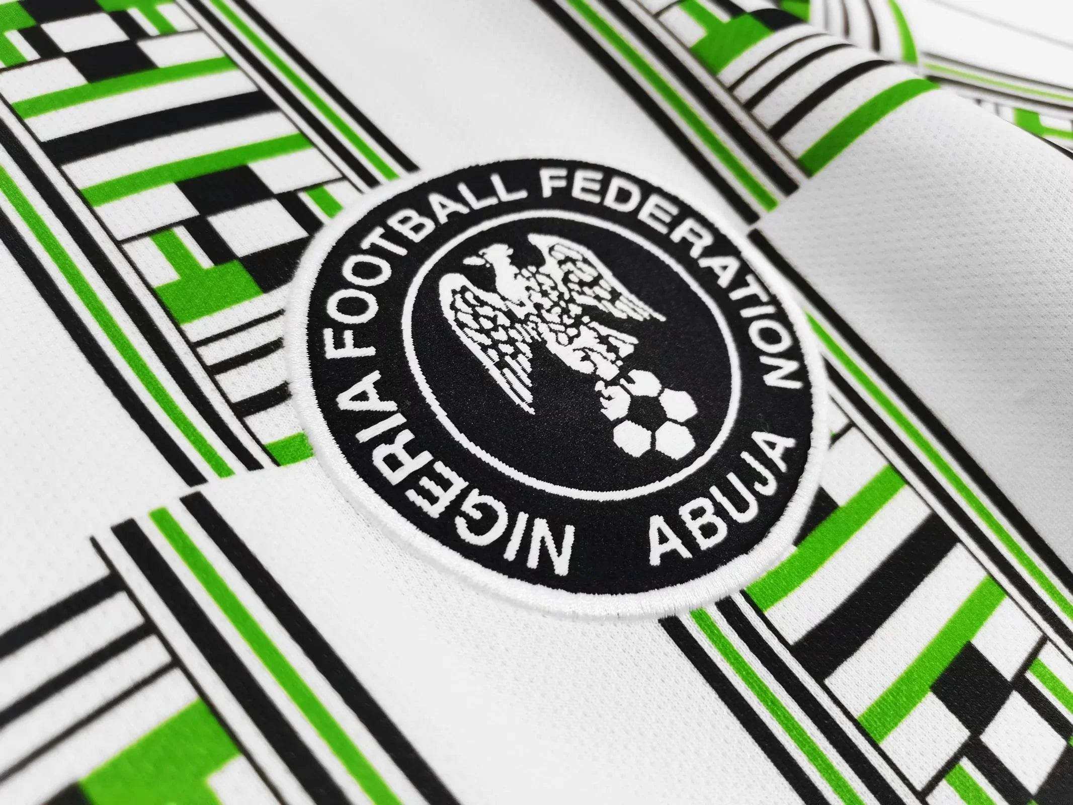 Maillot Nigeria 1994 Vert - Édition Vintage Officielle - JERSEY 