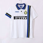 Maillot Inter Milan 1997/98 Blanc Extérieur - Édition Vintage Officielle - JERSEY 