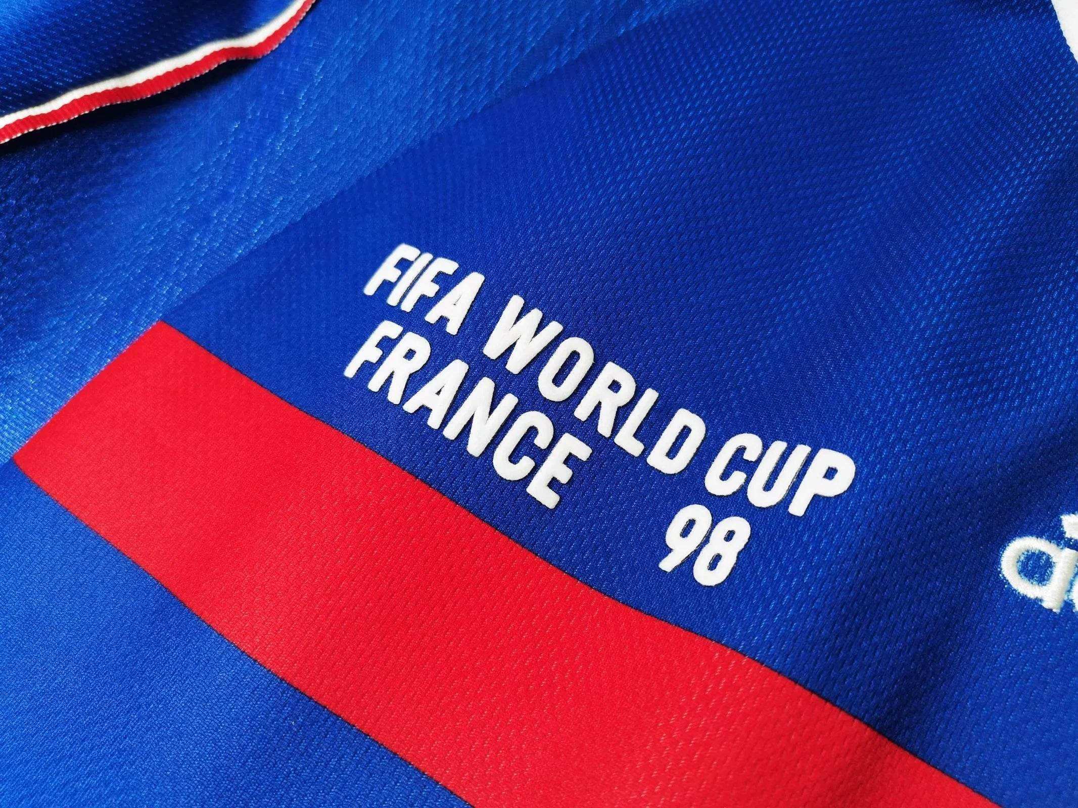 Maillot France 1998 Finale Rétro Officiel Édition Vintage - JERSEY 