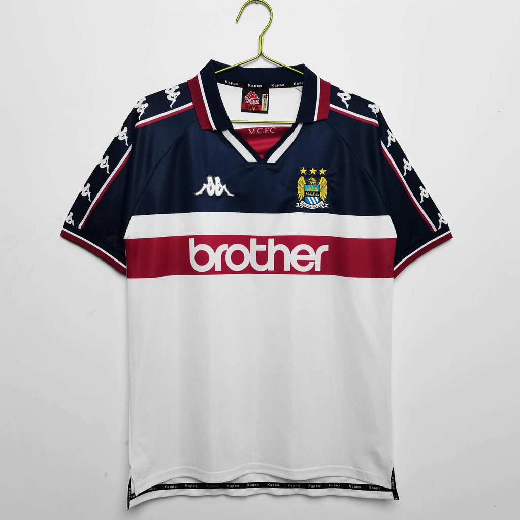Maillot Manchester City 1997/98 Rétro Officiel Édition Vintage - JERSEY 