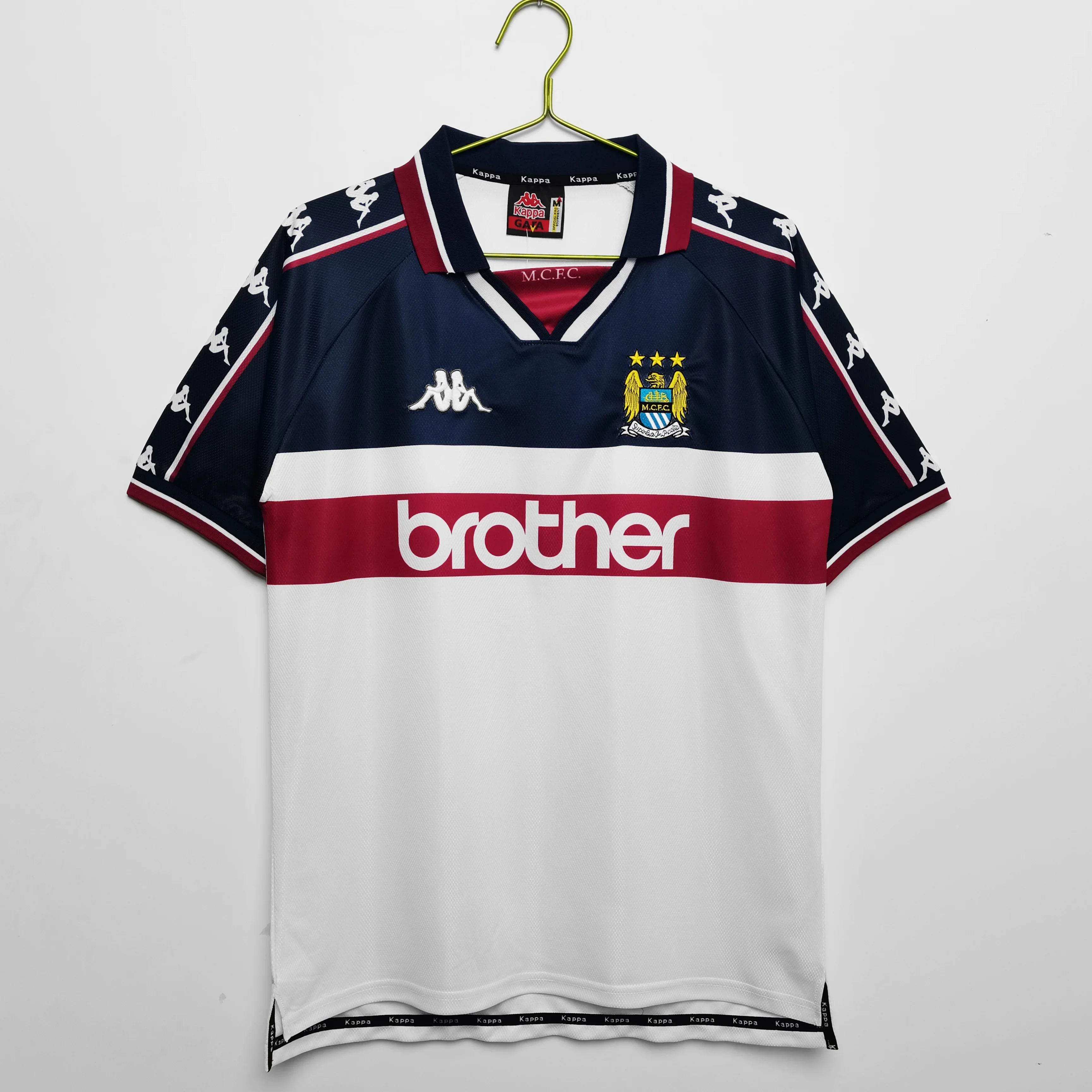 Maillot Manchester City 1997/98 Rétro Officiel Édition Vintage - JERSEY 