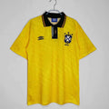 Maillot Brésil 1991/1993 Rétro Officiel Édition Vintage - JERSEY 