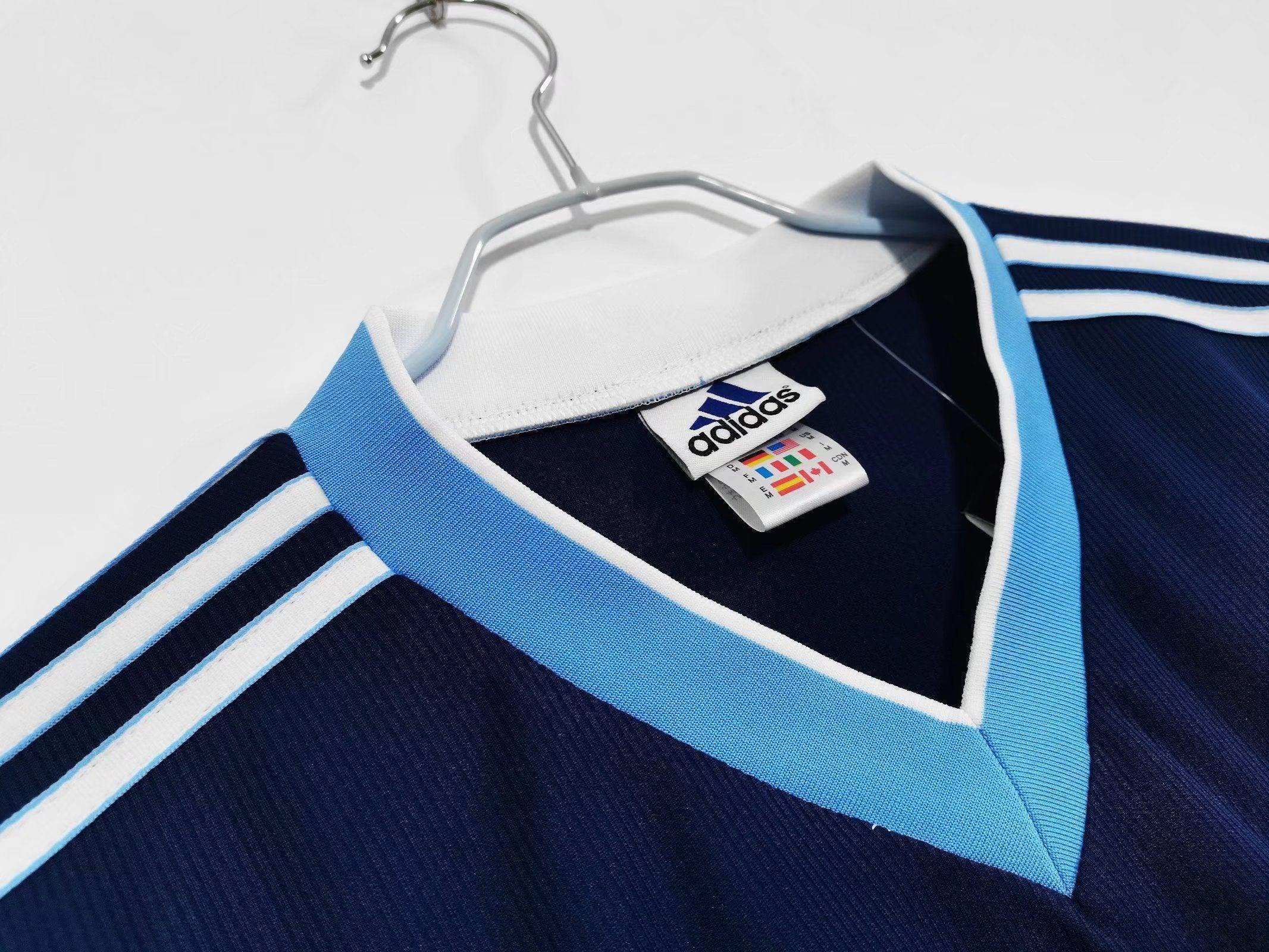 Maillot Argentine 1998 Rétro Officiel Édition Vintage - JERSEY 