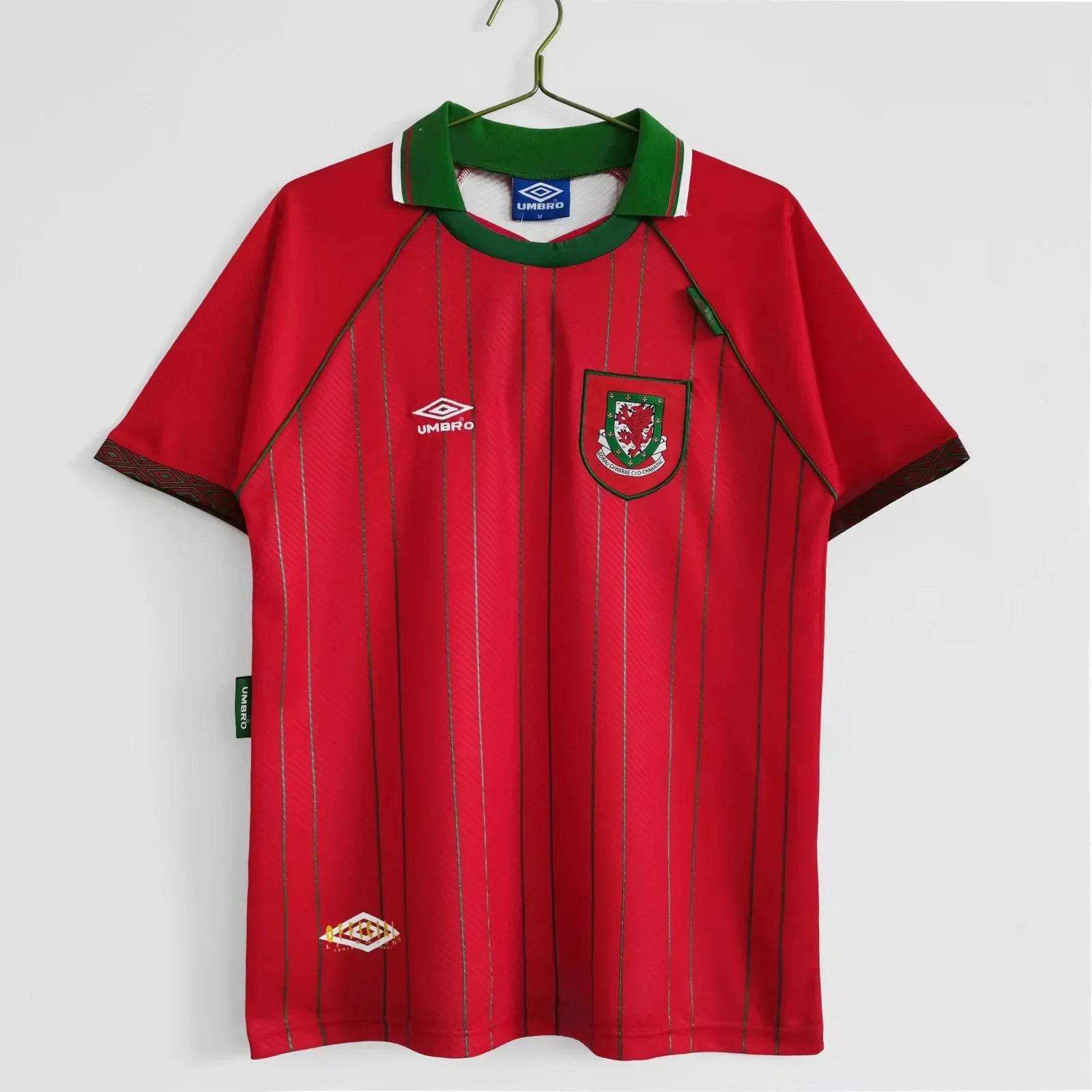 Maillot Pays de Galles 1994/96 Rouge - Édition Vintage Officielle - JERSEY 