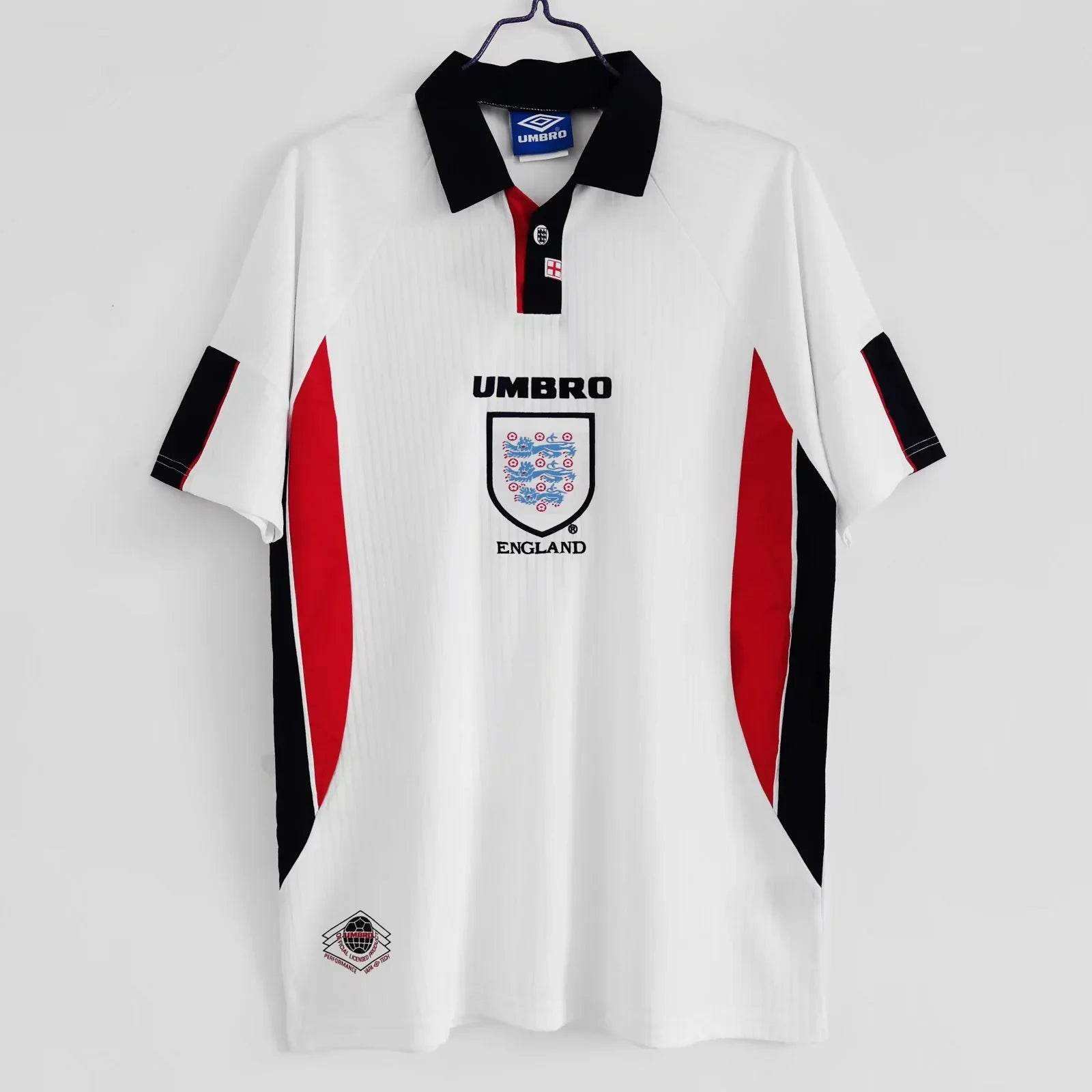 Maillot Angleterre 1998 Rétro Officiel Édition Vintage - JERSEY 