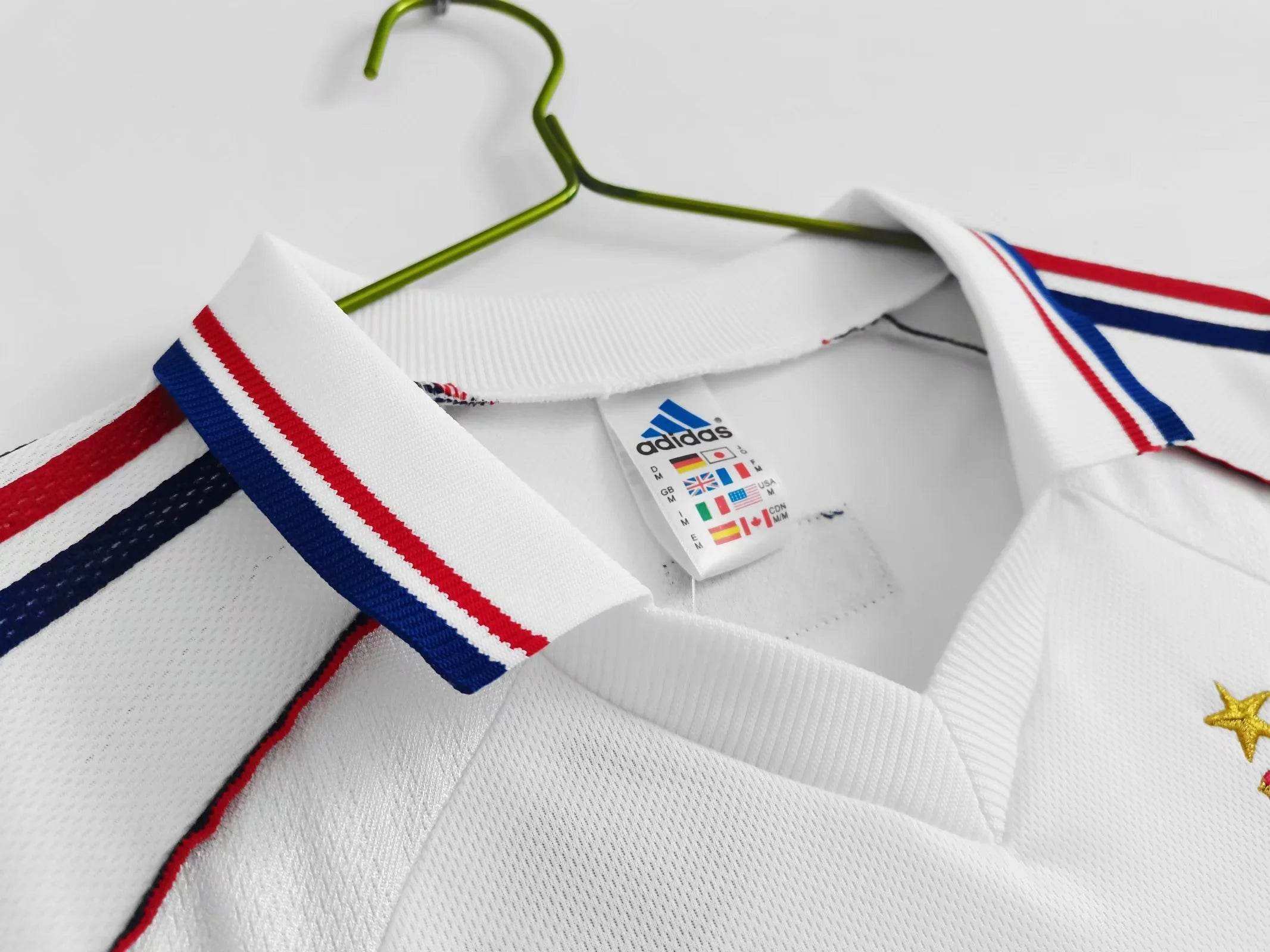Maillot France 1998 Rétro Officiel Édition Vintage - JERSEY 