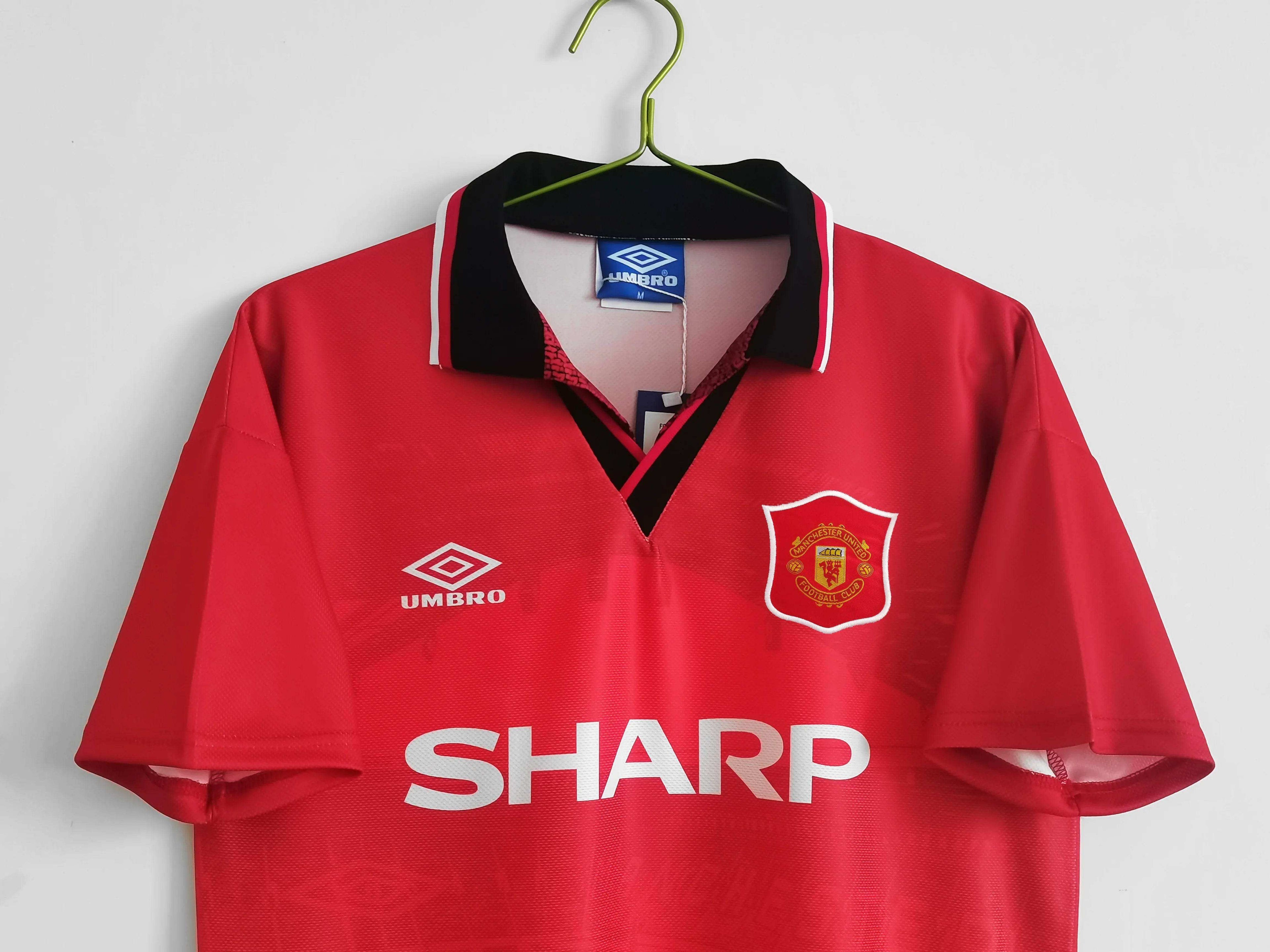Maillot Manchester United 1994/1996 Rétro Officiel Édition Vintage - JERSEY 