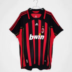 Maillot AC Milan 2006/07 Rouge Noir - Édition Vintage Officielle - JERSEY 