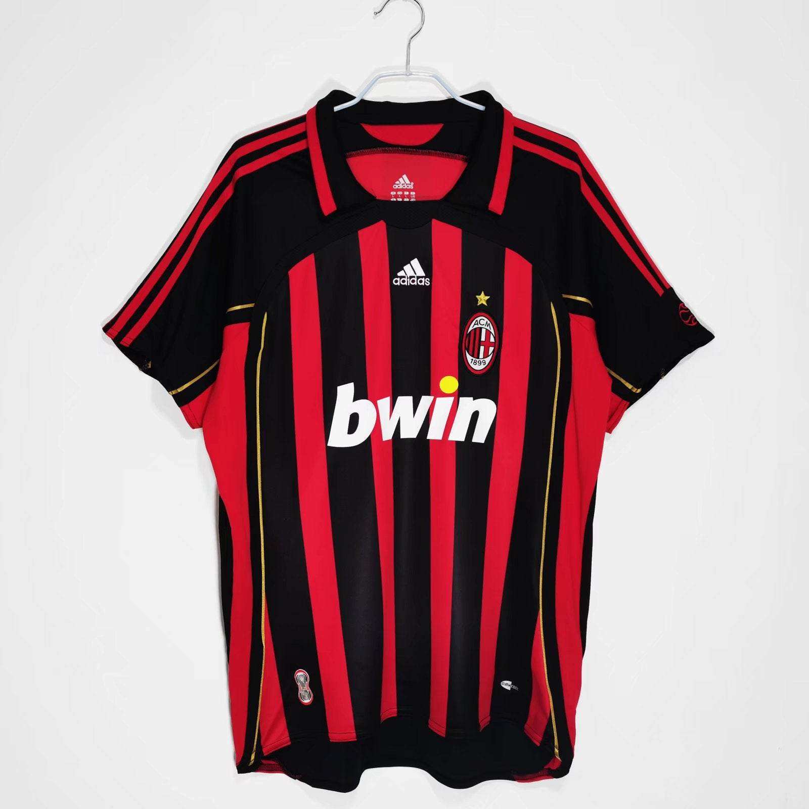 Maillot AC Milan 2006/07 Rouge Noir - Édition Vintage Officielle - JERSEY 