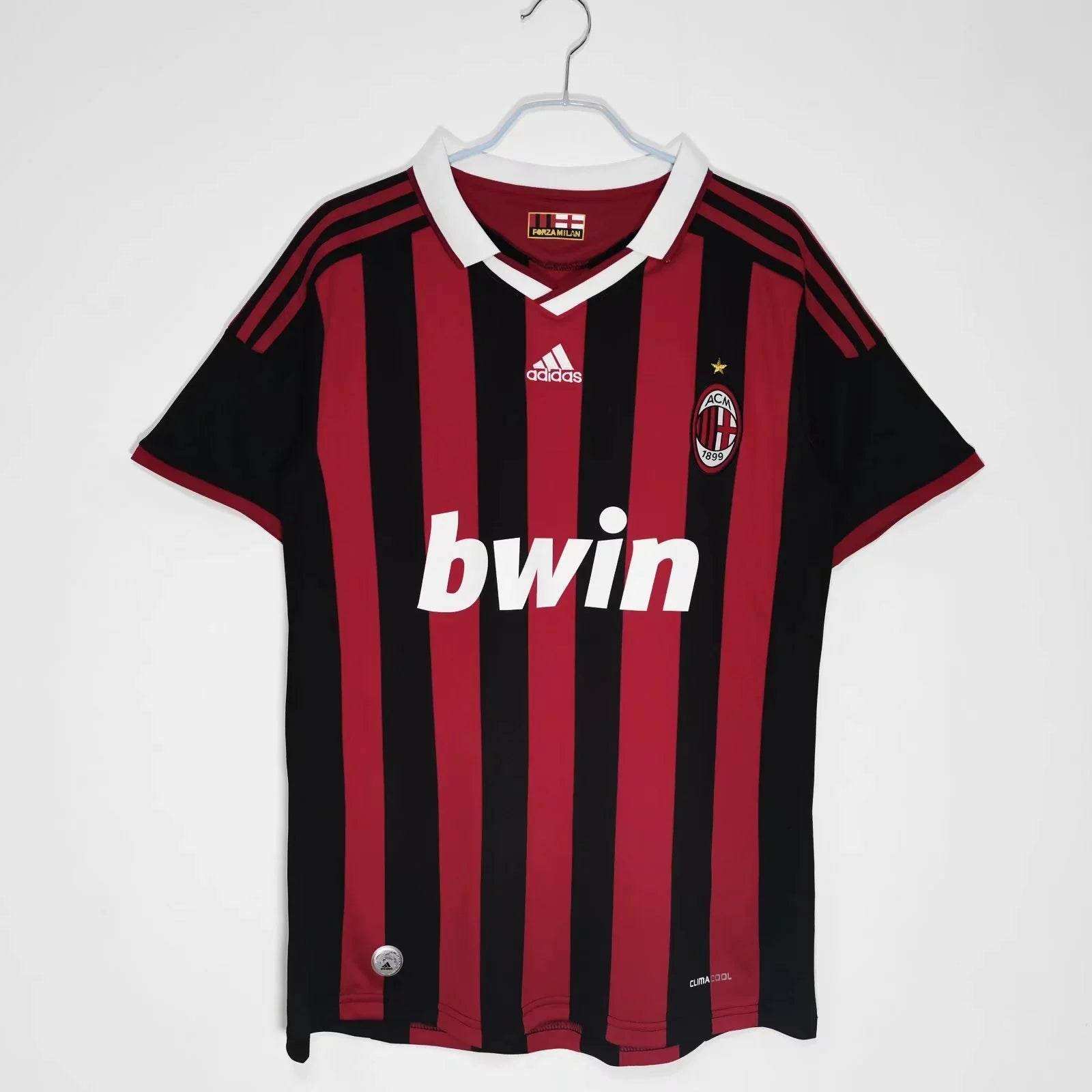 Maillot AC Milan 2009/10 Rétro Officiel - Édition Vintage - JERSEY 