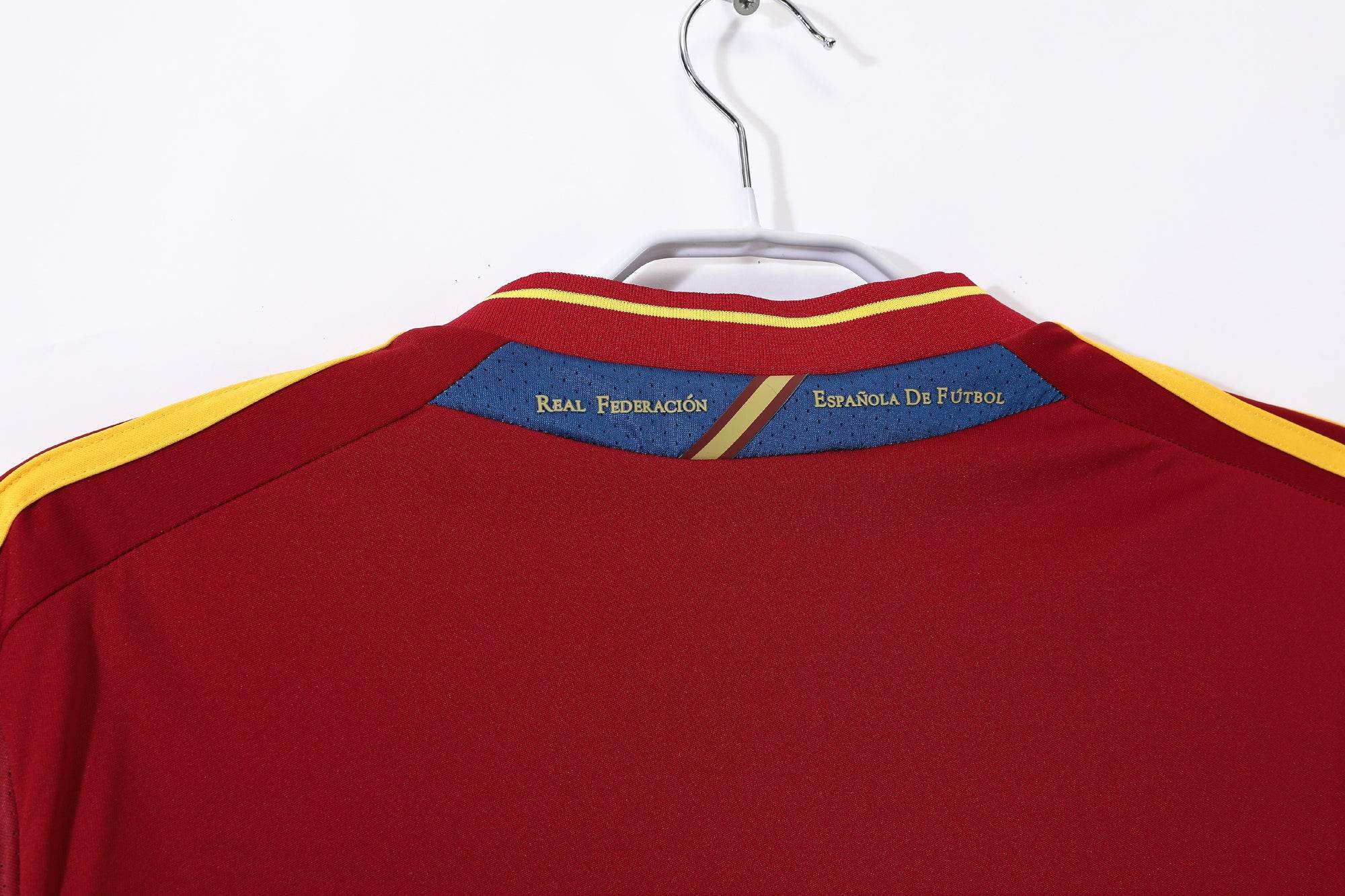 Maillot Espagne 2012 Rouge Or - Édition Vintage Officielle - JERSEY 