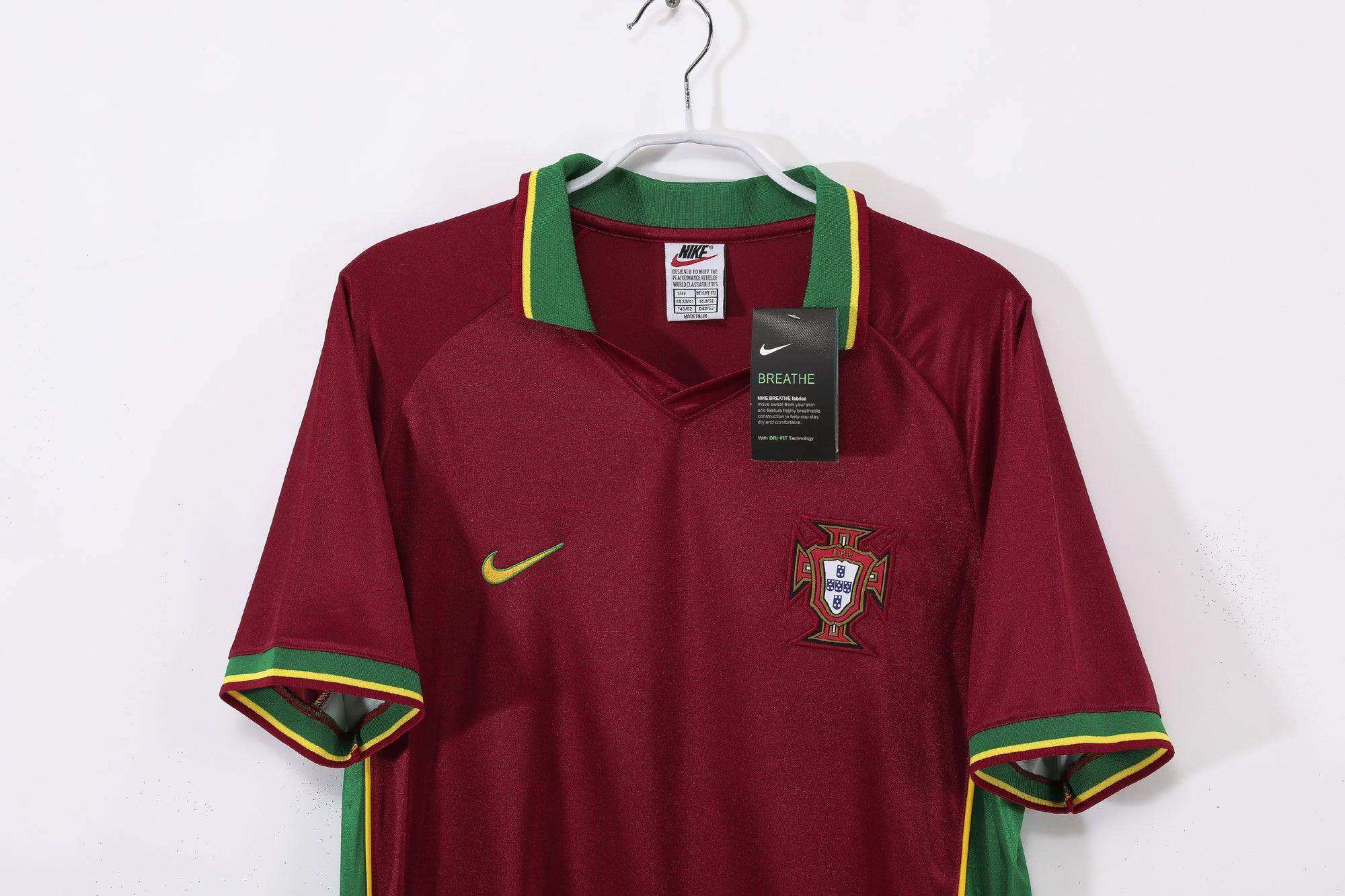 Maillot Portugal 1998 Rétro Officiel Édition Vintage - JERSEY 