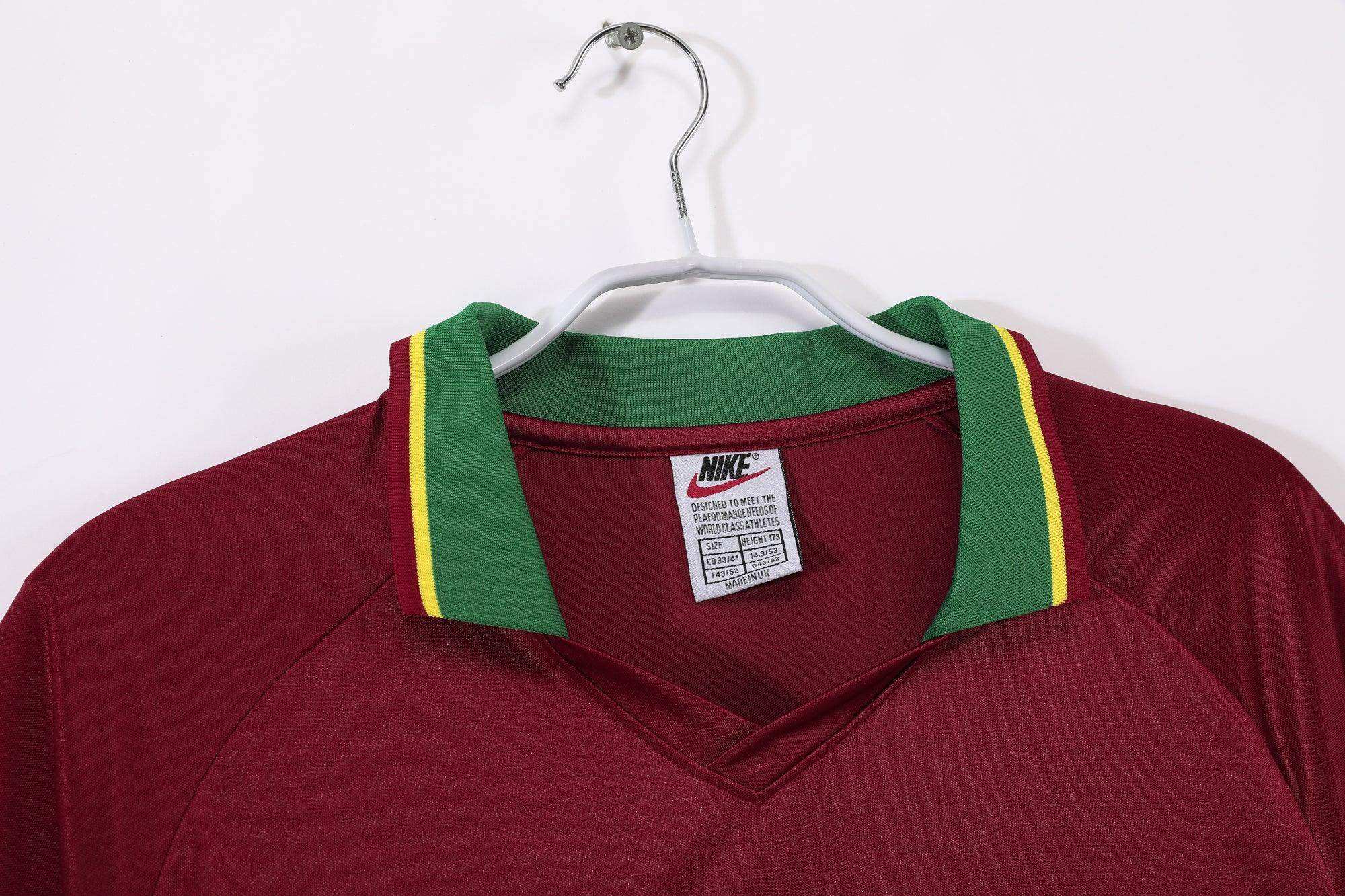 Maillot Portugal 1998 Rétro Officiel Édition Vintage - JERSEY 