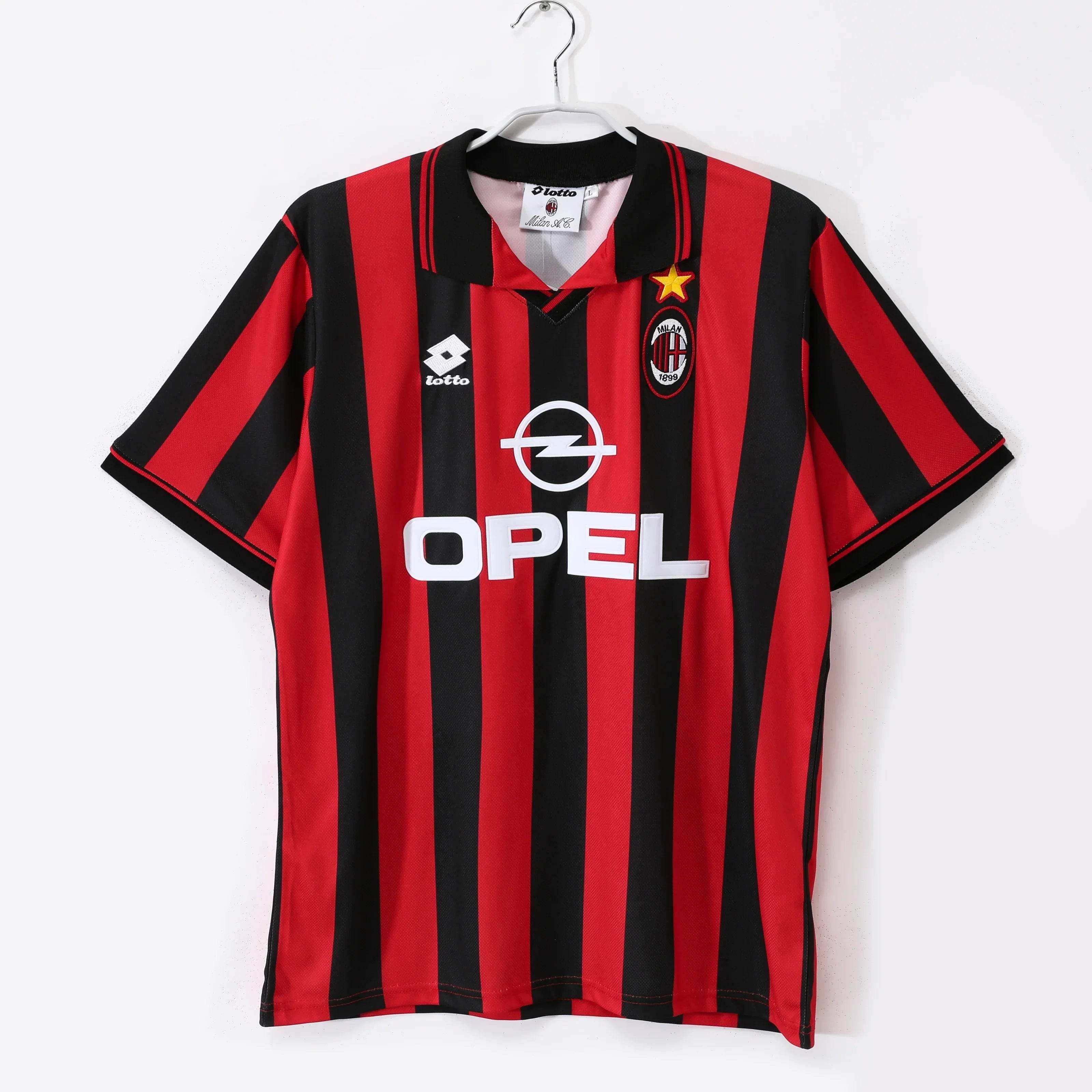 Maillot AC Milan 1997/98 Rétro Officiel - Édition Vintage - JERSEY 