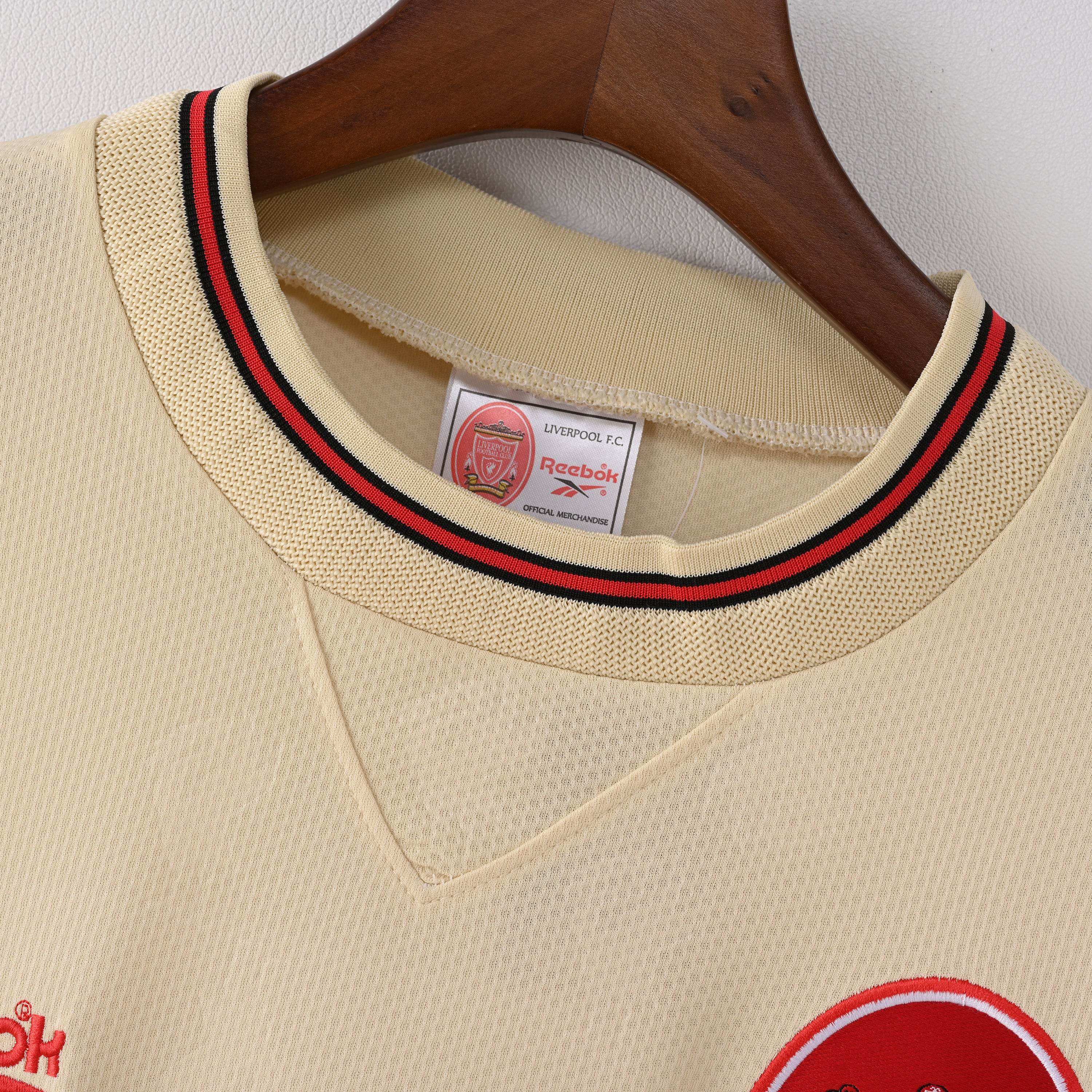 Maillot Liverpool 1996/97 Extérieur Belge - Édition Vintage Officielle - JERSEY 