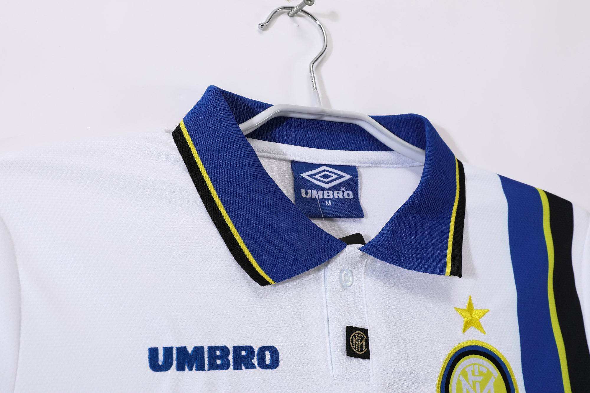 Maillot Inter Milan 1997/98 Blanc Extérieur - Édition Vintage Officielle - JERSEY 