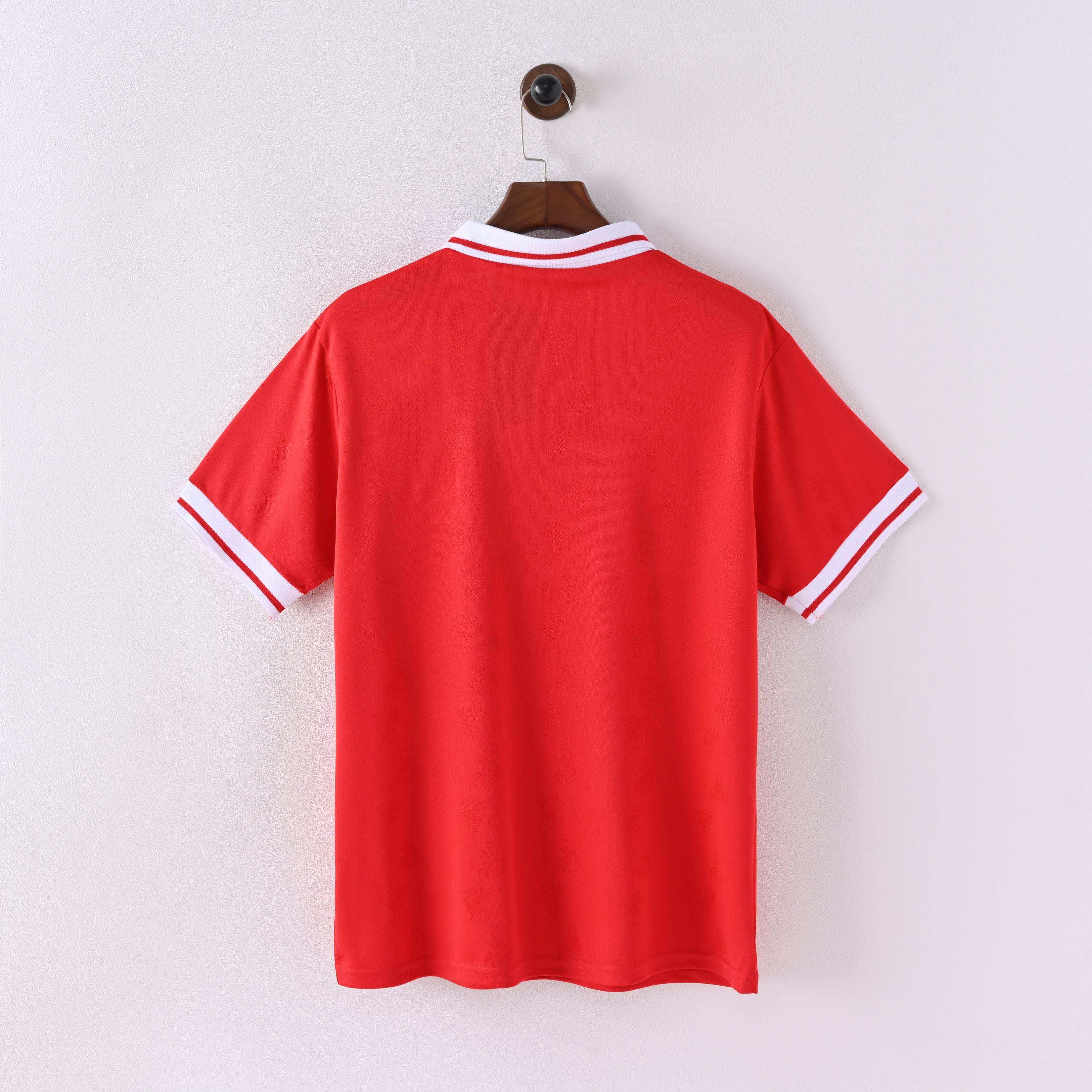 Maillot Liverpool 1996/97 Domicile Rouge et Blanc - Édition Vintage Officielle - JERSEY 