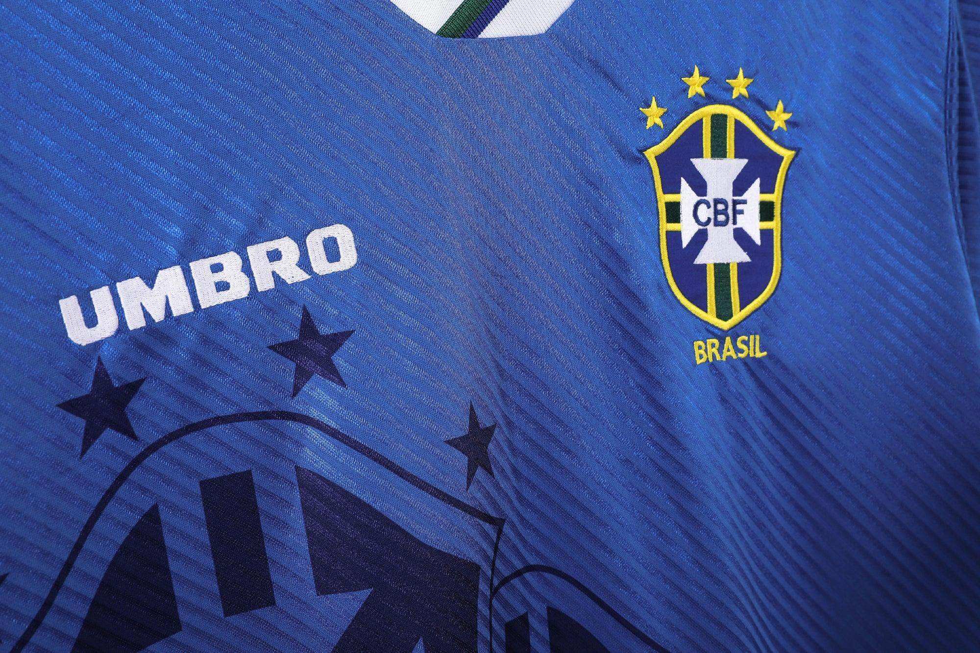 Maillot Brésil 1996 Rétro Officiel Édition Vintage - JERSEY 