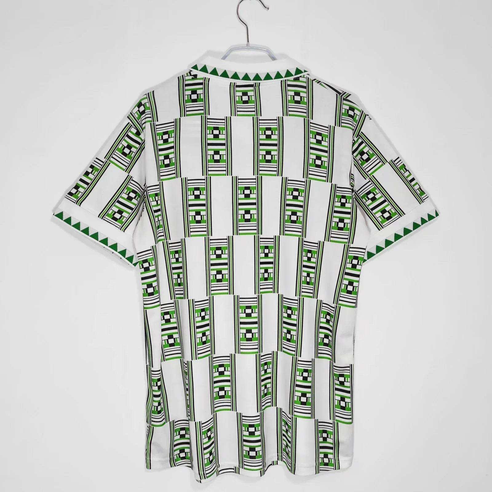 Maillot Nigeria 1994 Vert - Édition Vintage Officielle - JERSEY 