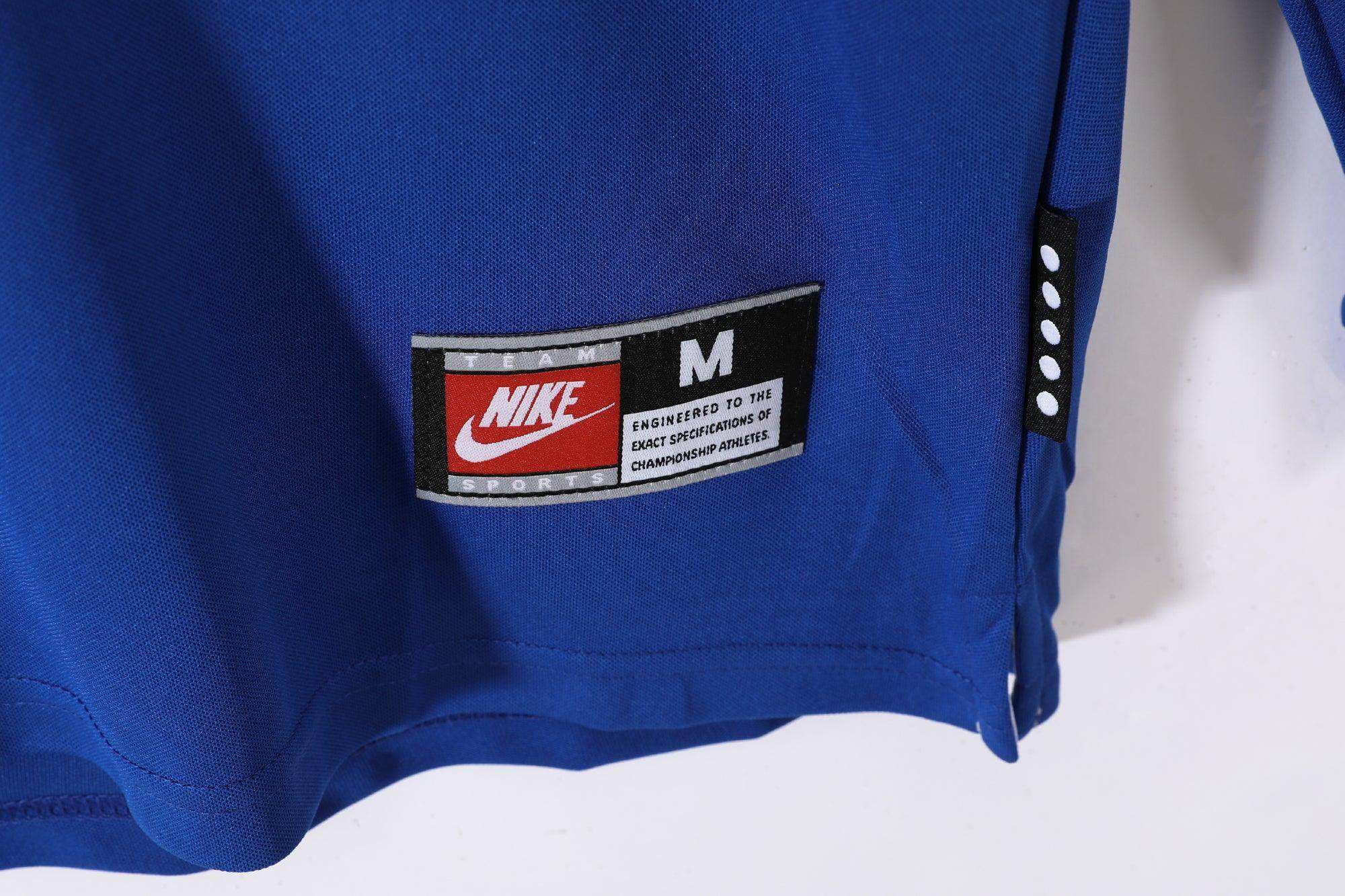 Maillot Brésil 1998 Bleu Manches Longues - Édition Vintage Officielle - JERSEY 