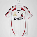 Maillot AC Milan 2006/07 Blanc Ligue des Champions - Édition Vintage Officielle - JERSEY 