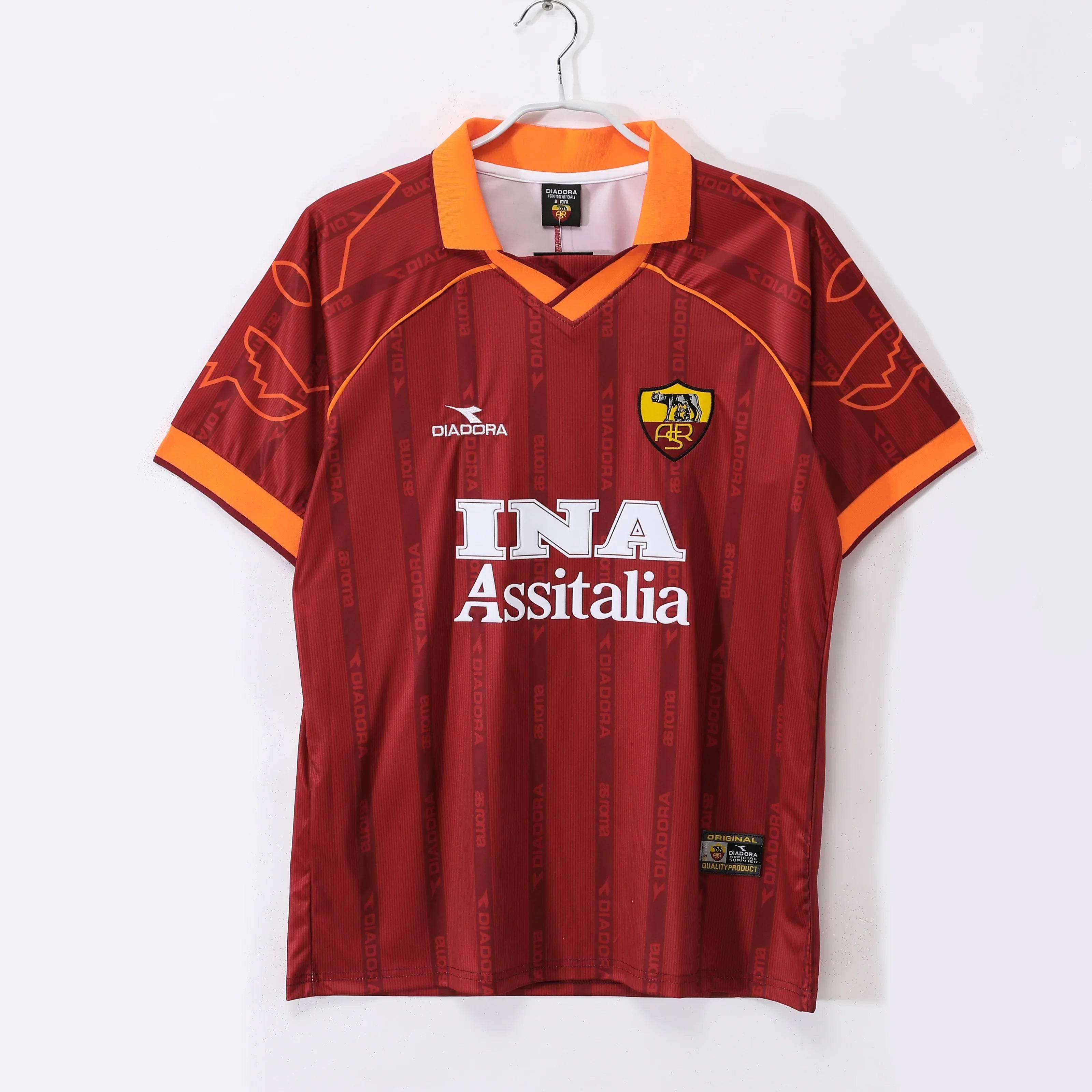 Maillot AS Roma 1999/2000 Rétro Officiel - Édition Vintage - JERSEY 