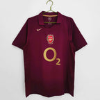 Maillot Arsenal 2005/06 Rouge Bordeau Highbury Final Season - Édition Vintage Officielle - JERSEY 