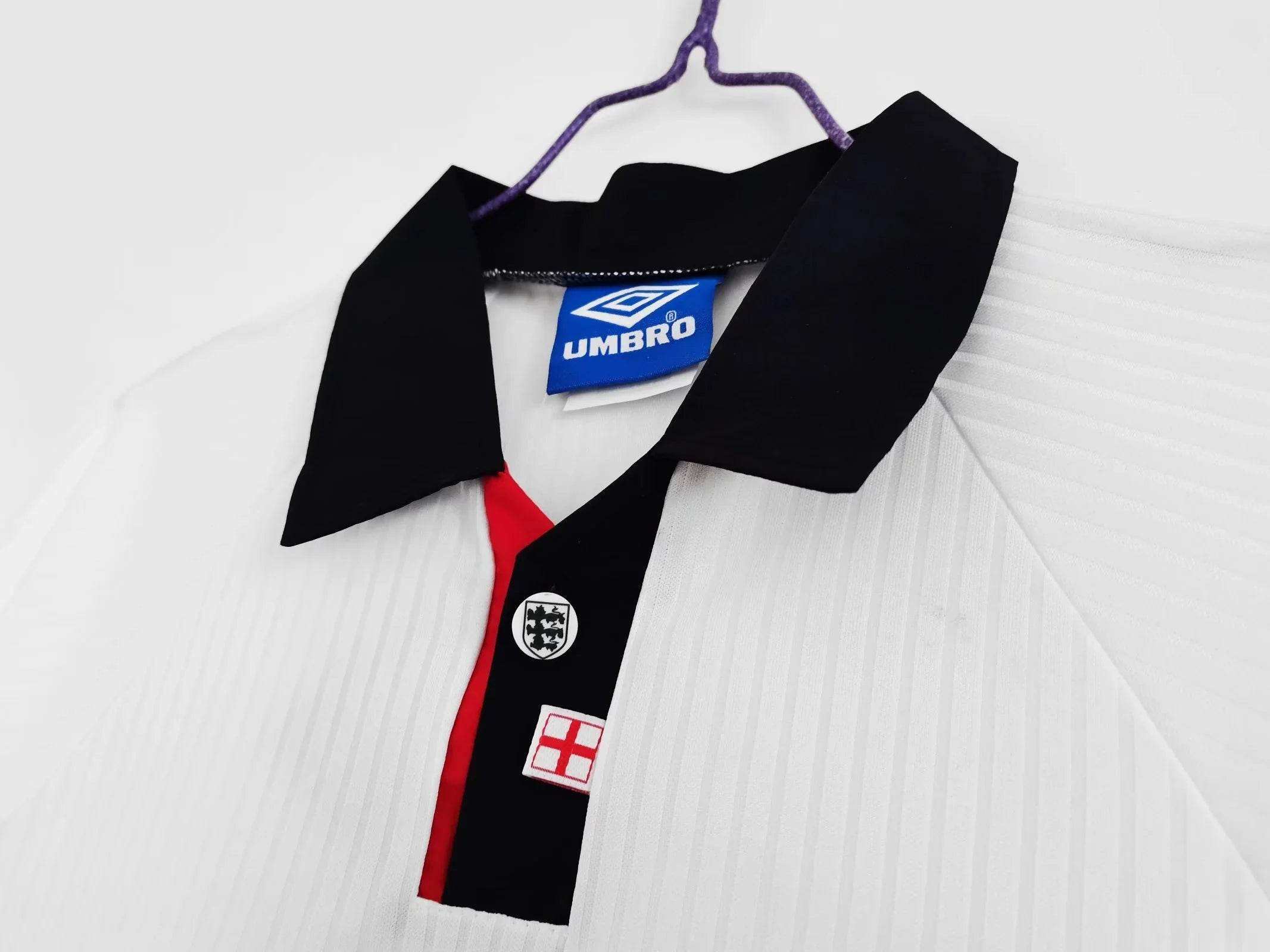 Maillot Angleterre 1998 Rétro Officiel Édition Vintage - JERSEY 