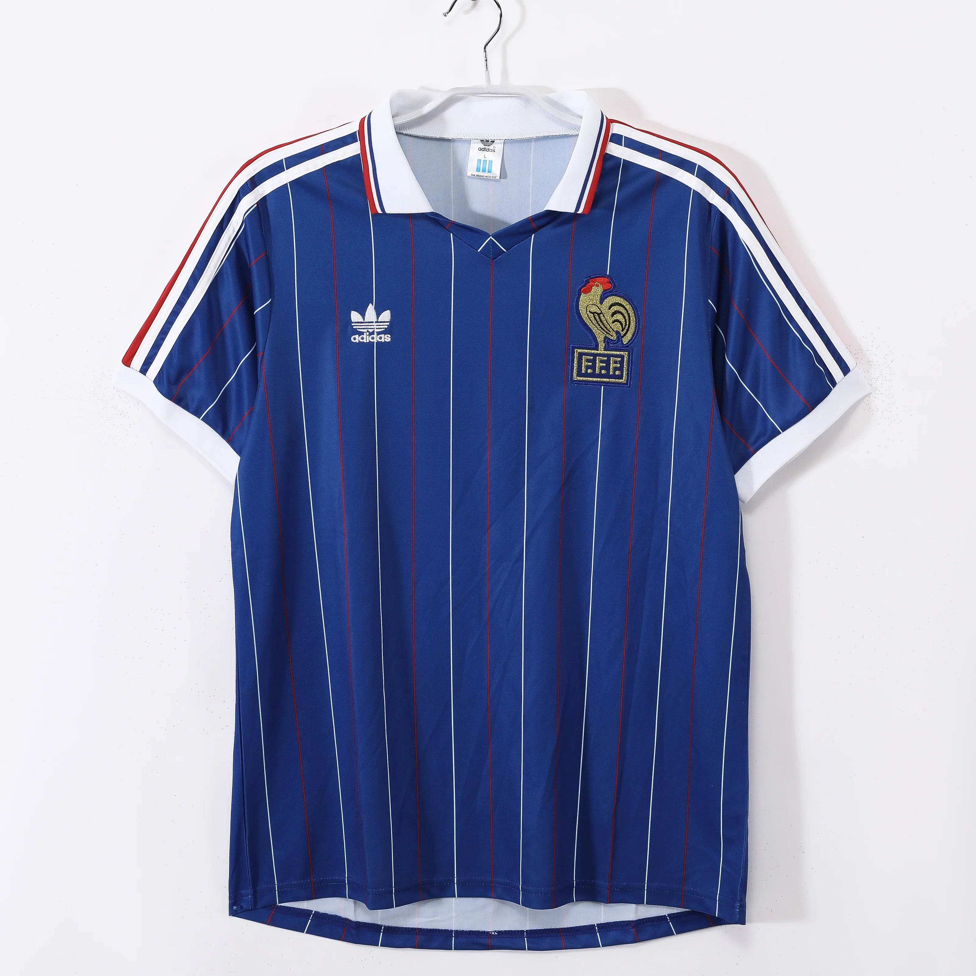 Maillot France 1982 Rétro Officiel Édition Vintage - JERSEY 