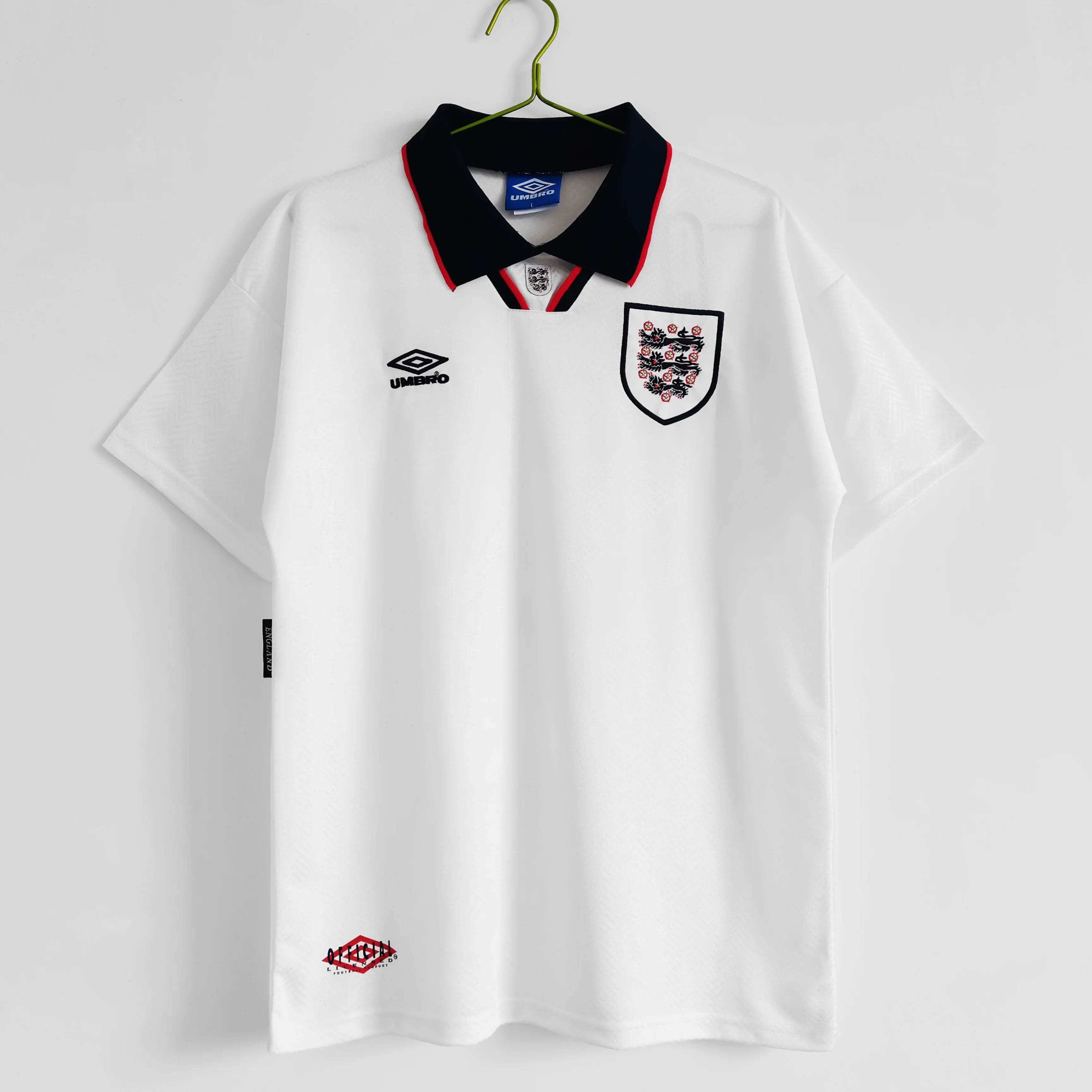 Maillot Angleterre 1994/1995 Rétro Officiel Édition Vintage - JERSEY 
