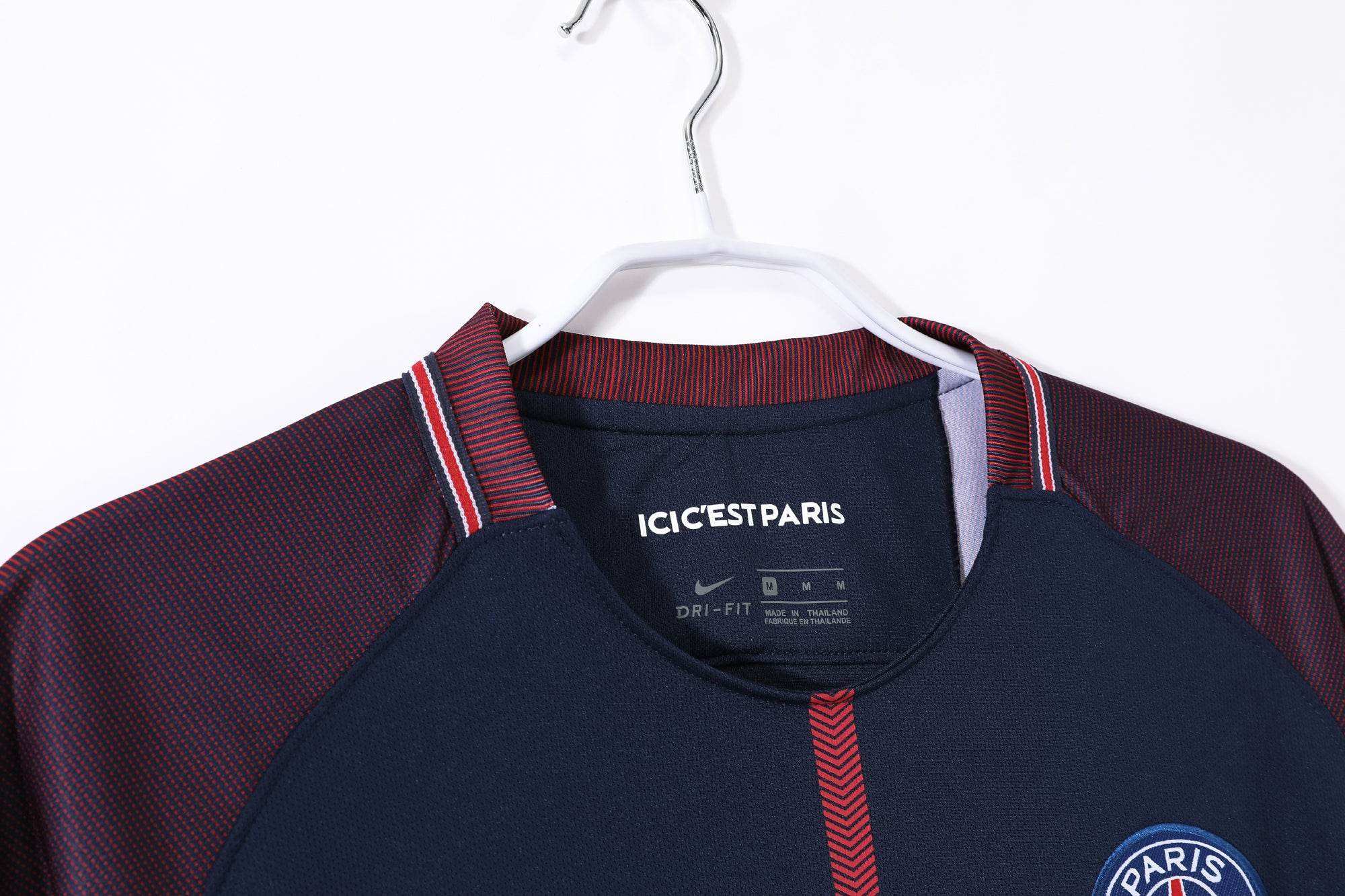 Maillot PSG 2017/18 Bleu Domicile - Édition Vintage Officielle - JERSEY 
