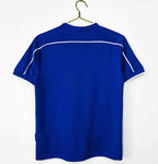 Maillot Brésil 1998 Bleu Manches Courtes - Édition Vintage Officielle - JERSEY 