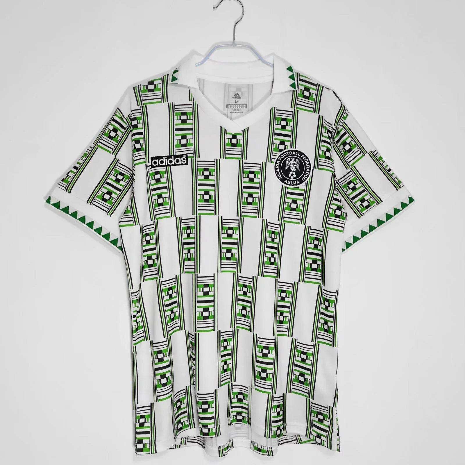 Maillot Nigeria 1994 Vert - Édition Vintage Officielle - JERSEY 