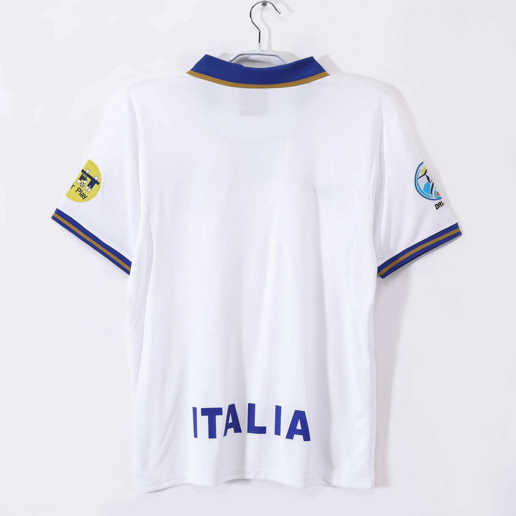 Maillot Italie 1996 Blanc - Édition Vintage Officielle - JERSEY 