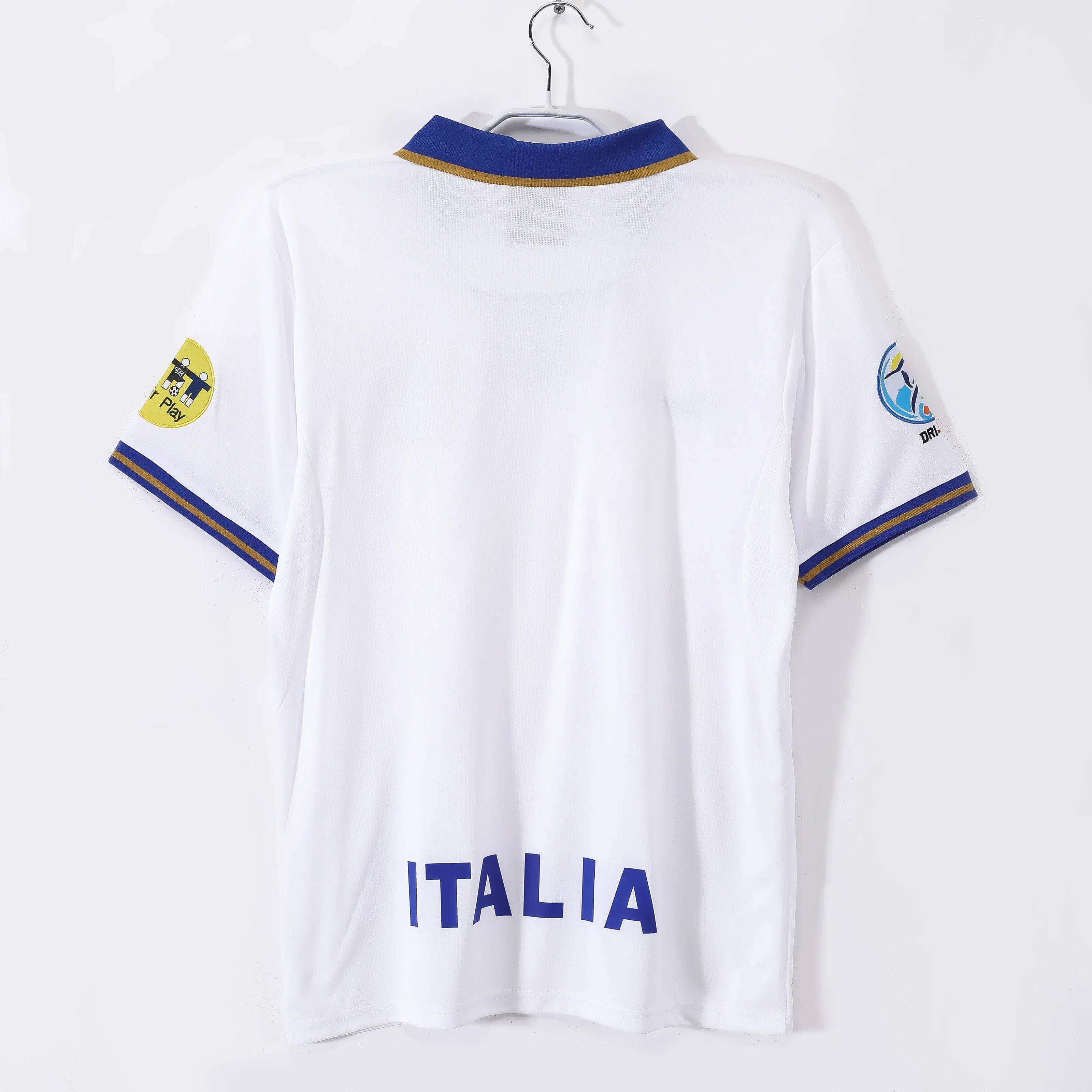 Maillot Italie 1996 Blanc - Édition Vintage Officielle - JERSEY 