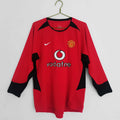 Maillot Manchester United 2002/03 Rétro Officiel - Édition Vintage (Manche longue) - JERSEY 