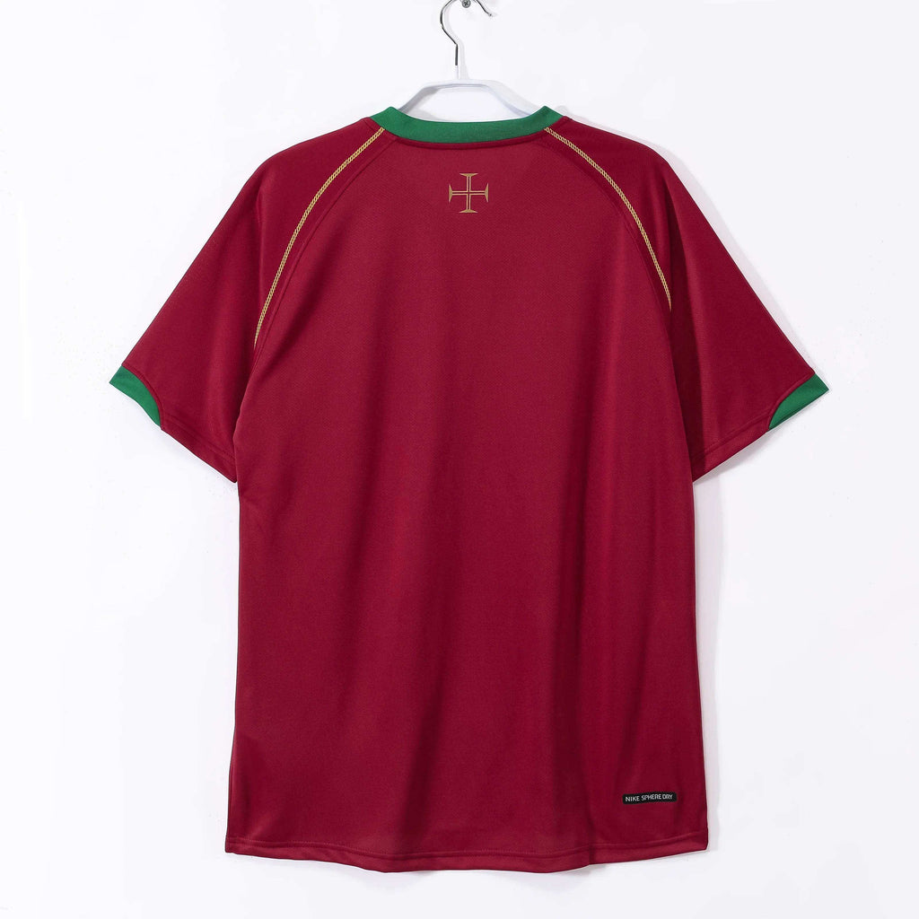 Maillot Portugal 2006 Rétro Officiel Édition Vintage - JERSEY 