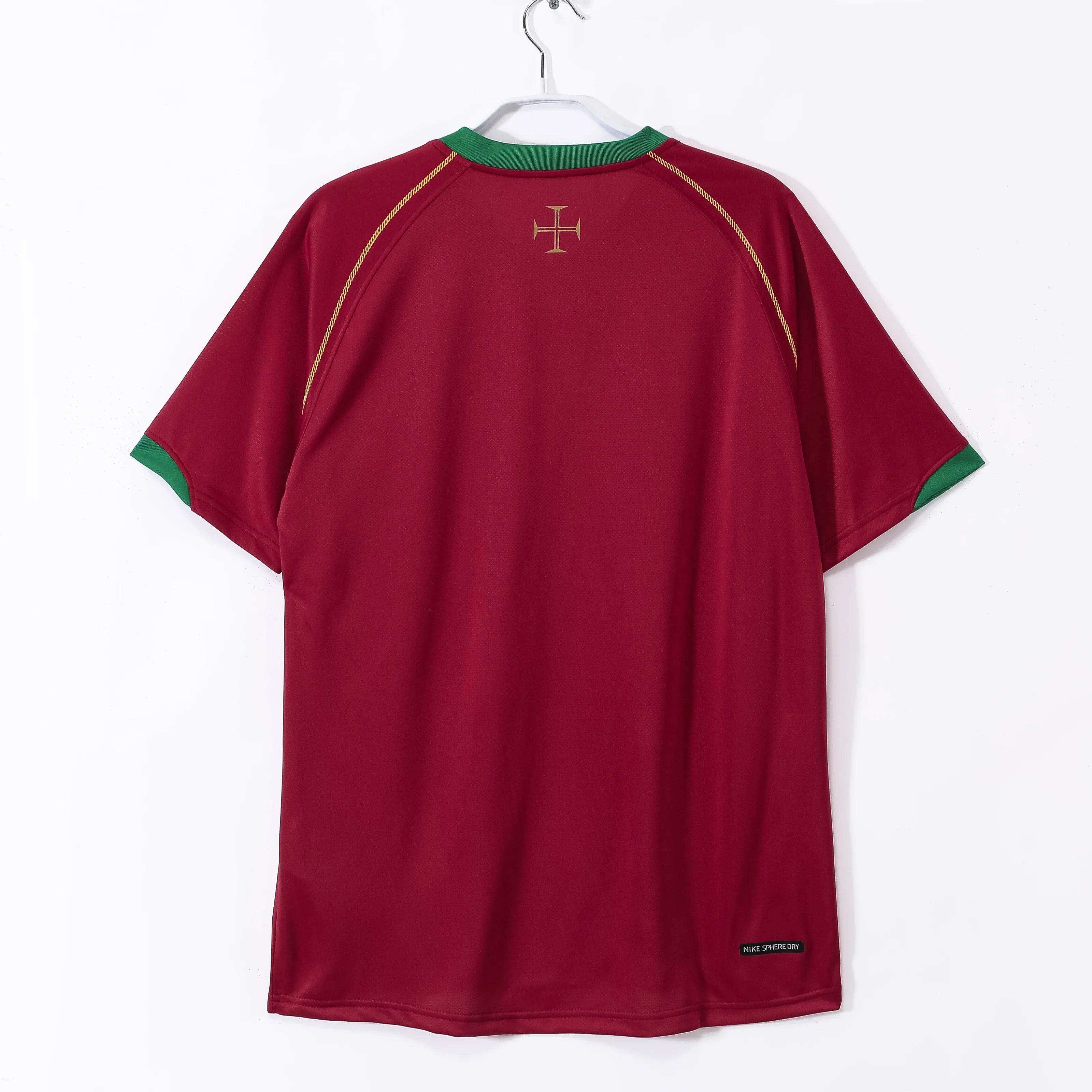 Maillot Portugal 2006 Rétro Officiel Édition Vintage - JERSEY 