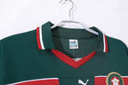 Maillot Maroc 1998 Vert Rouge - Édition Vintage Officielle - JERSEY 