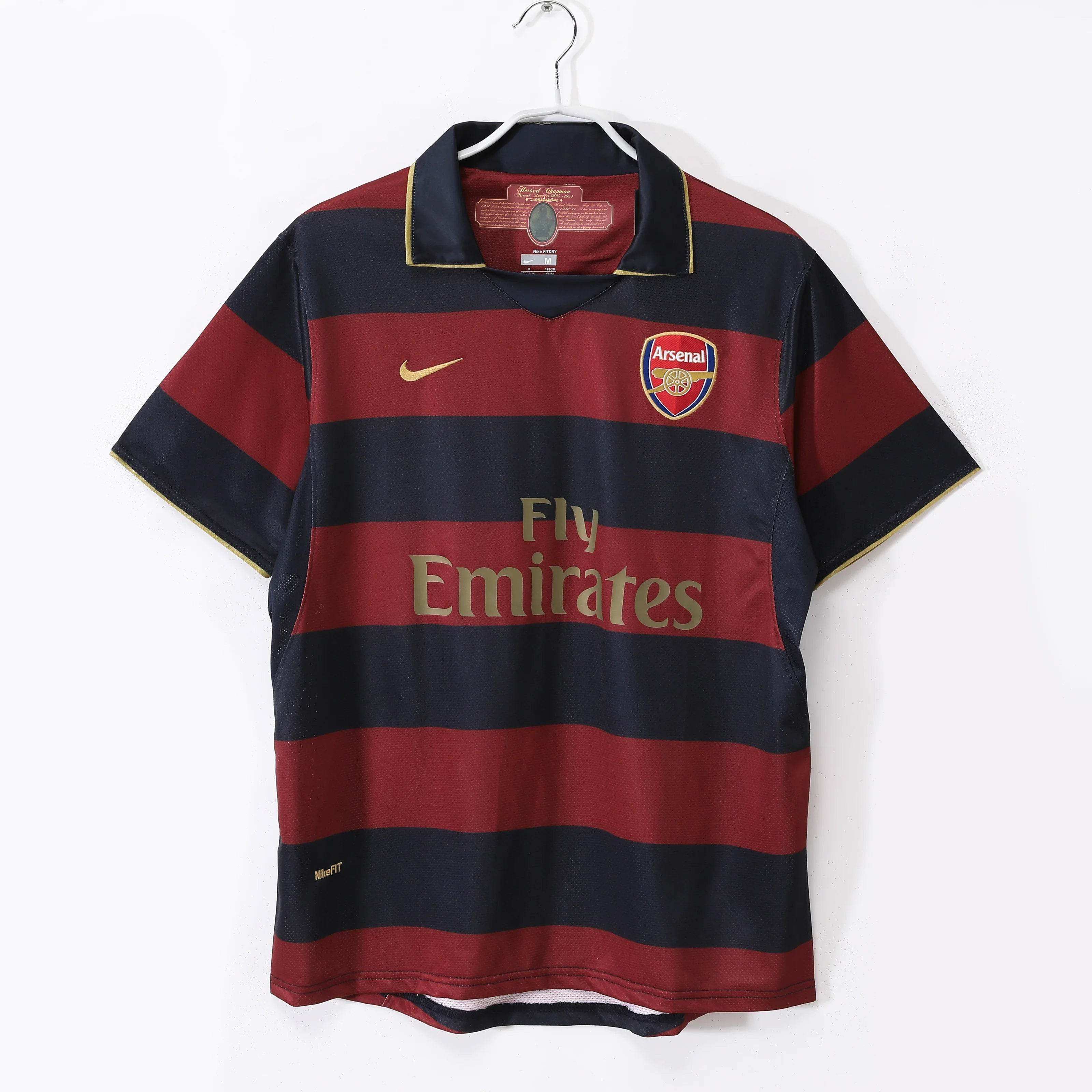 Maillot Arsenal 2007/08 Rétro Officiel - Édition Vintage - JERSEY 