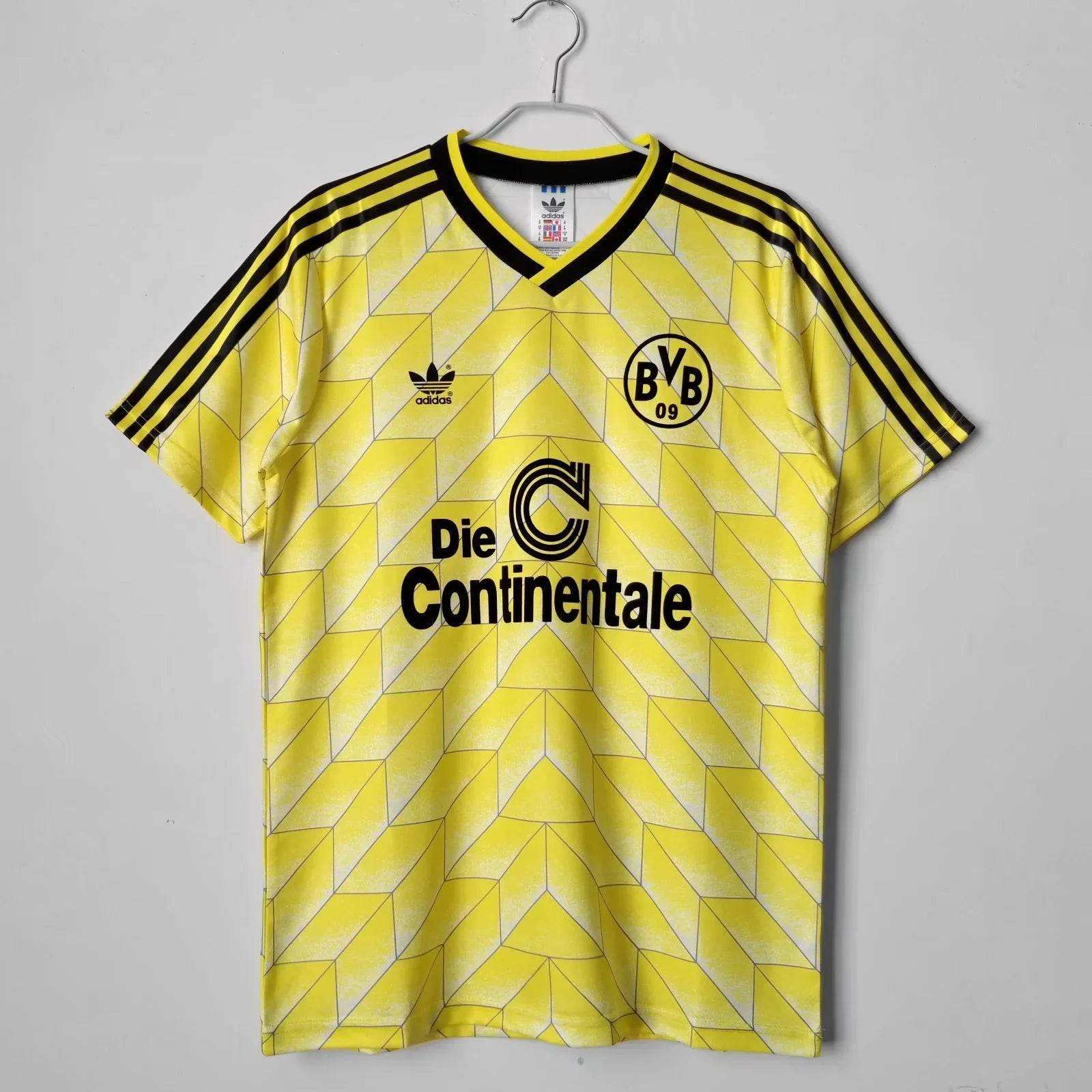 Maillot Borussia Dortmund 1988 Rétro Officiel - Édition Vintage - JERSEY 