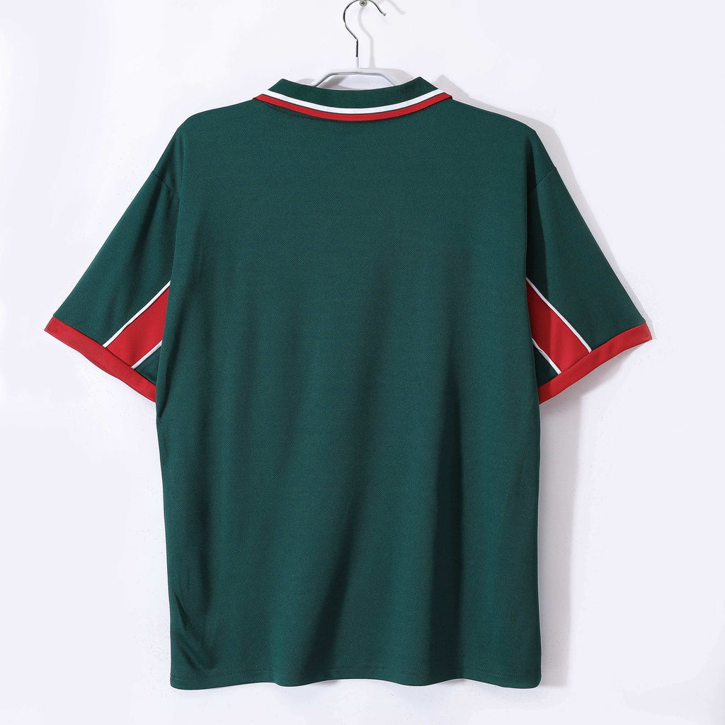 Maillot Maroc 1998 Vert Rouge - Édition Vintage Officielle - JERSEY 