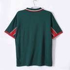 Maillot Maroc 1998 Vert Rouge - Édition Vintage Officielle - JERSEY 