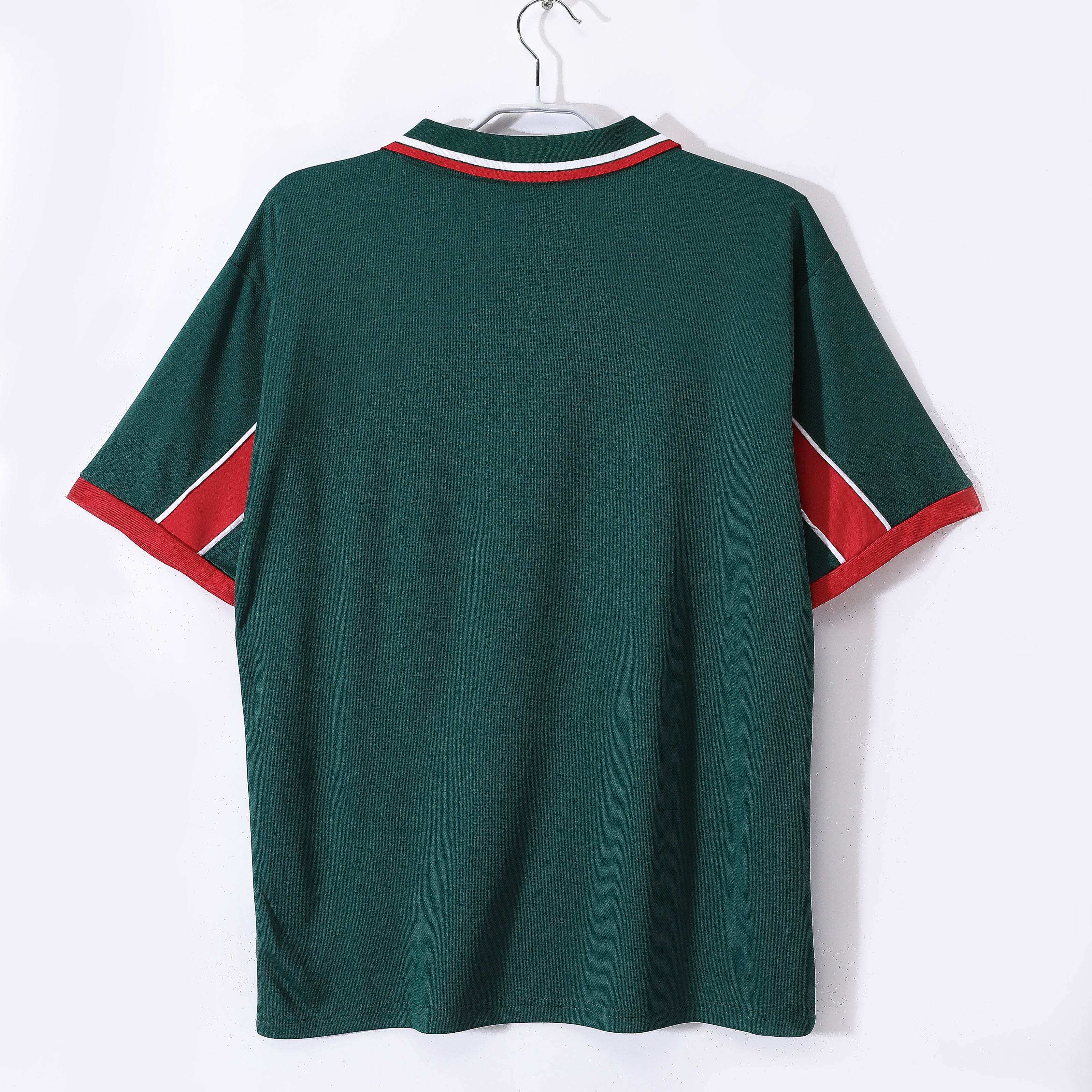 Maillot Maroc 1998 Vert Rouge - Édition Vintage Officielle - JERSEY 