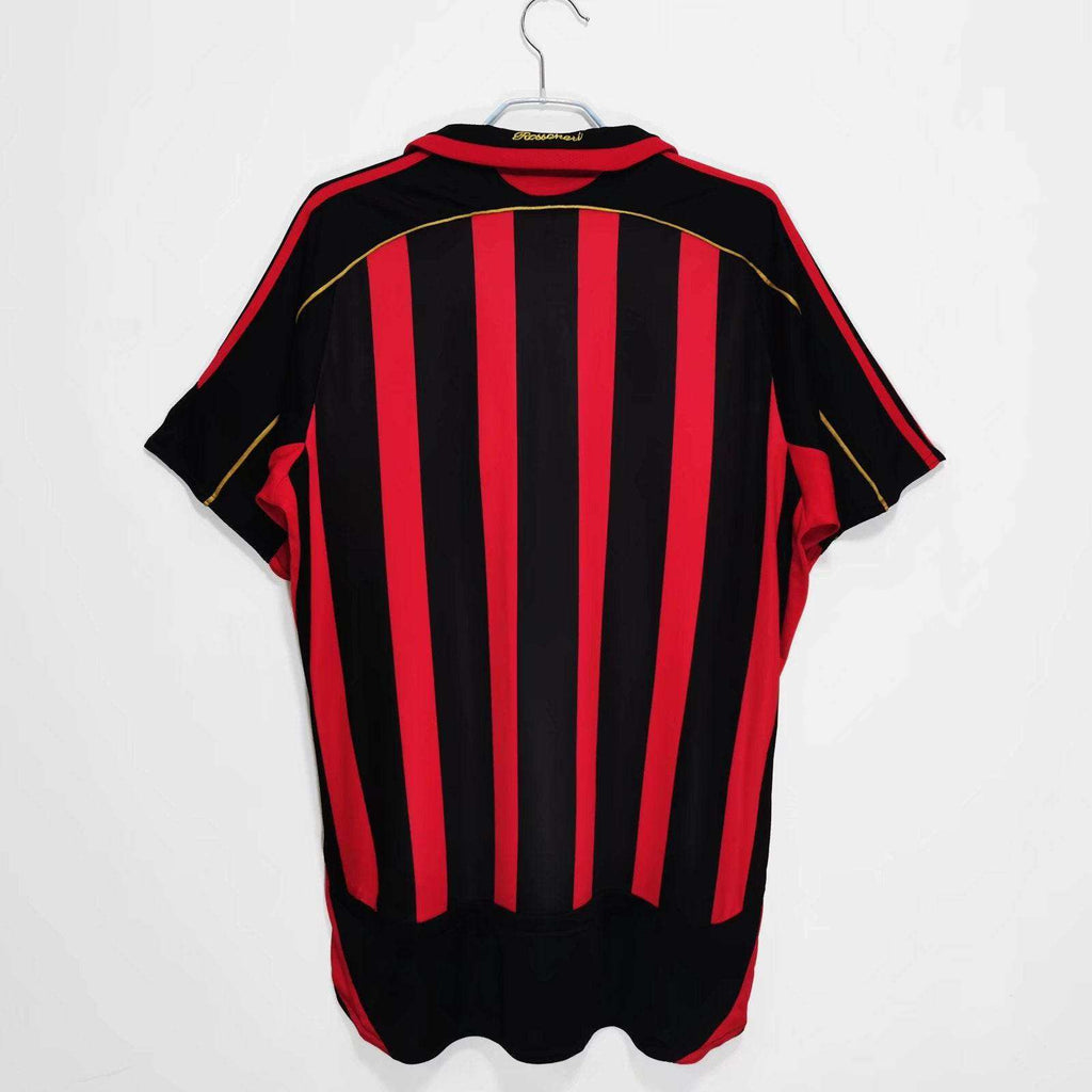 Maillot AC Milan 2006/07 Rouge Noir - Édition Vintage Officielle - JERSEY 