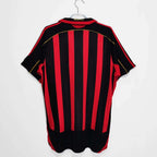 Maillot AC Milan 2006/07 Rouge Noir - Édition Vintage Officielle - JERSEY 