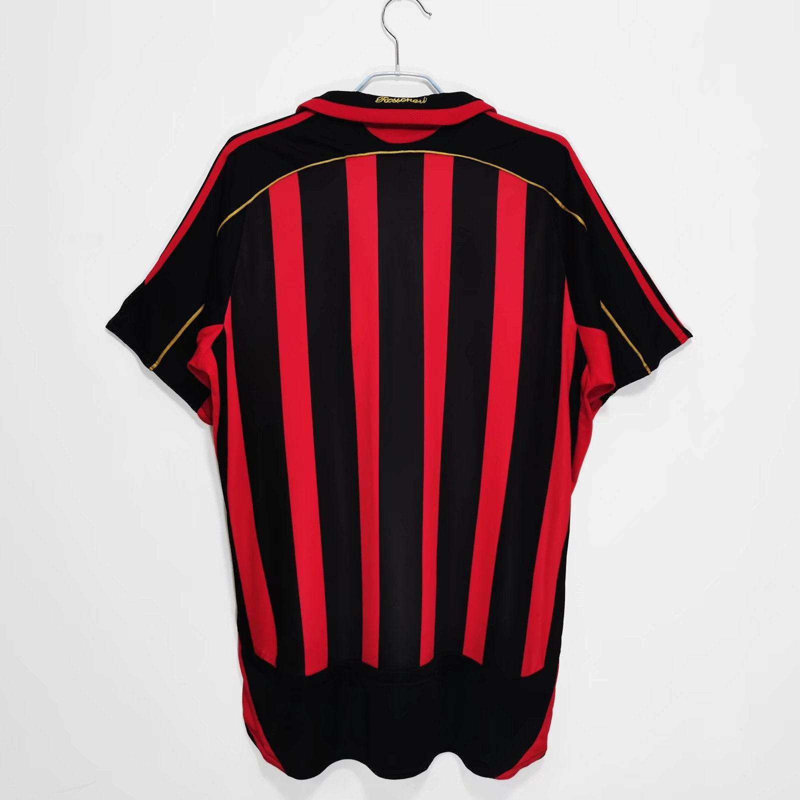 Maillot AC Milan 2006/07 Rouge Noir - Édition Vintage Officielle - JERSEY 