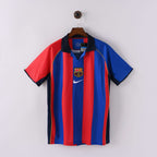 Maillot FC Barcelone 2001/02 Domicile - Édition Vintage Officielle - JERSEY 